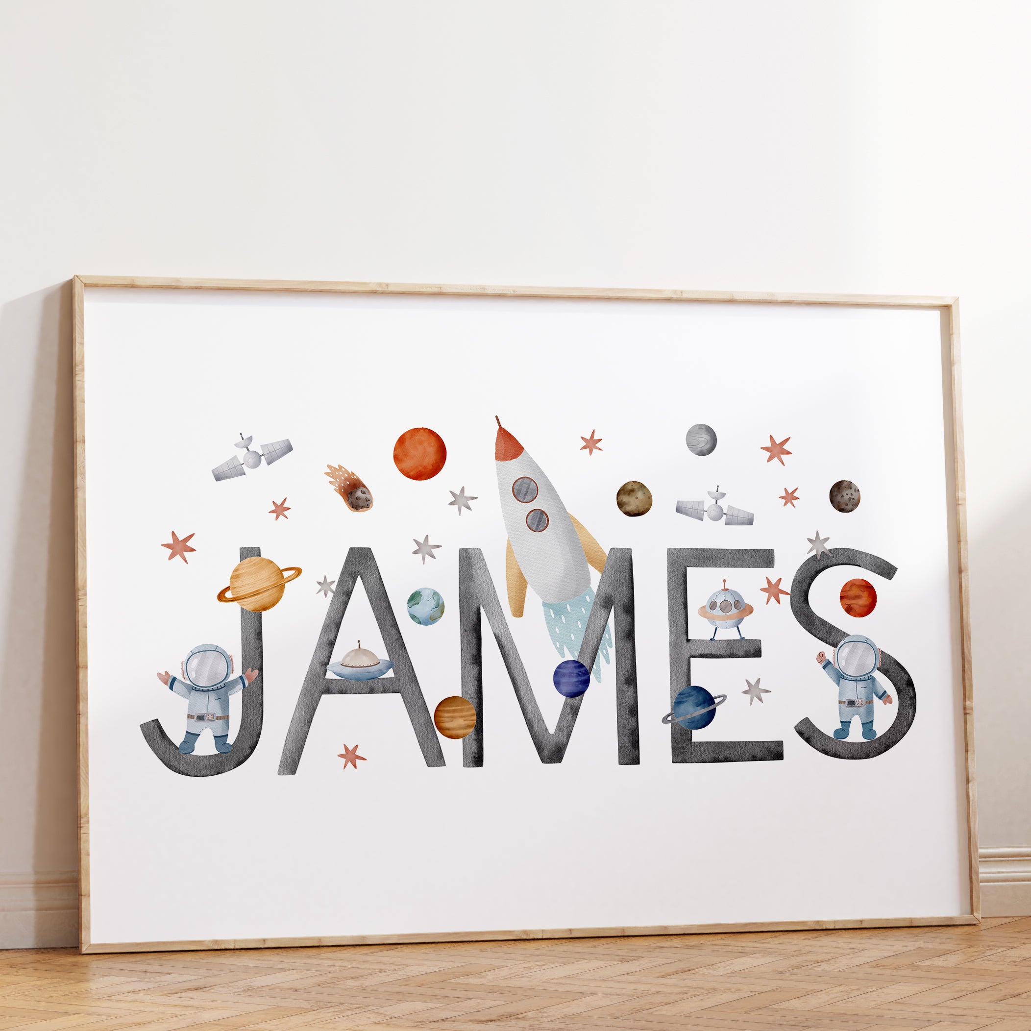 Space Name Print