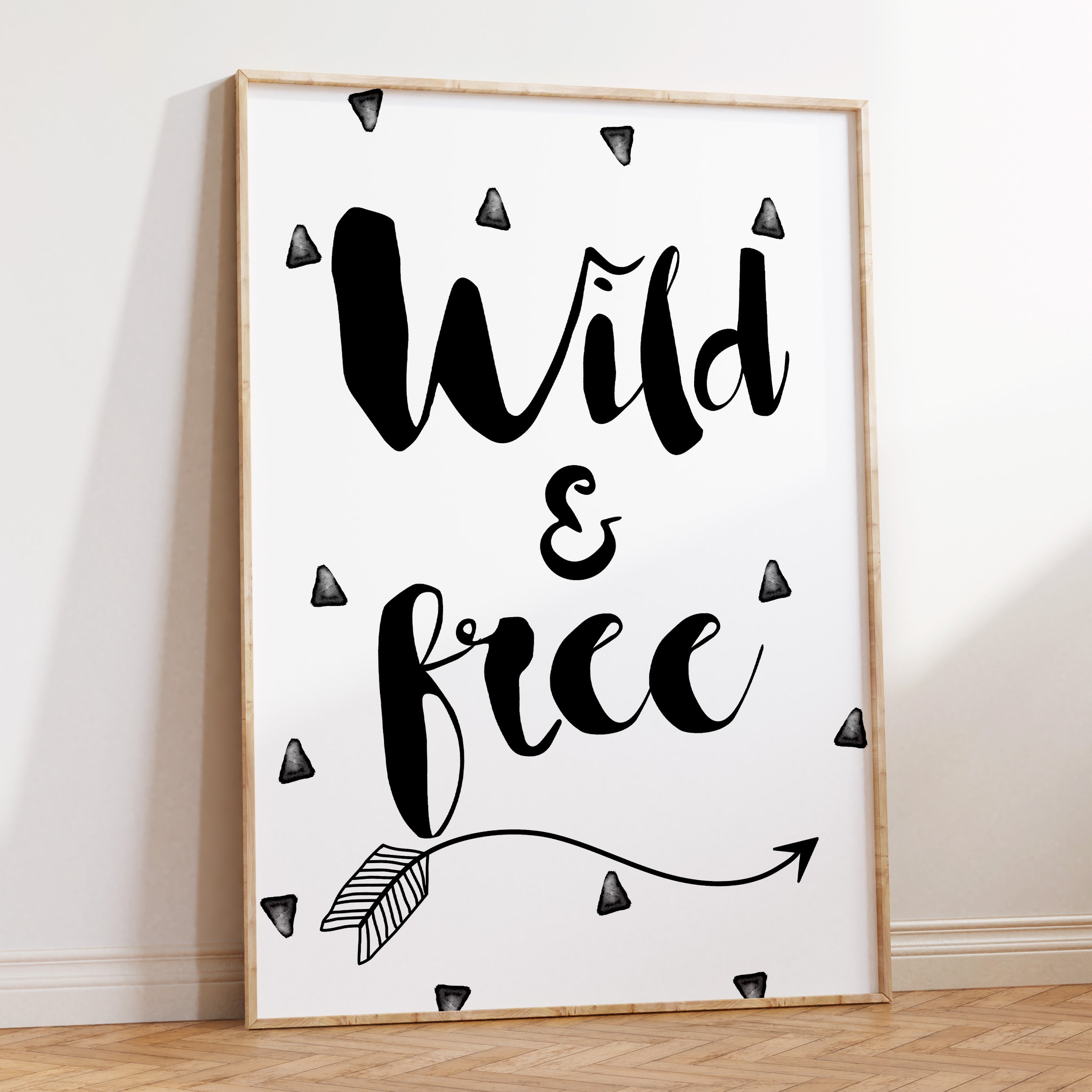 Tribal Arrow Wild & Free Print
