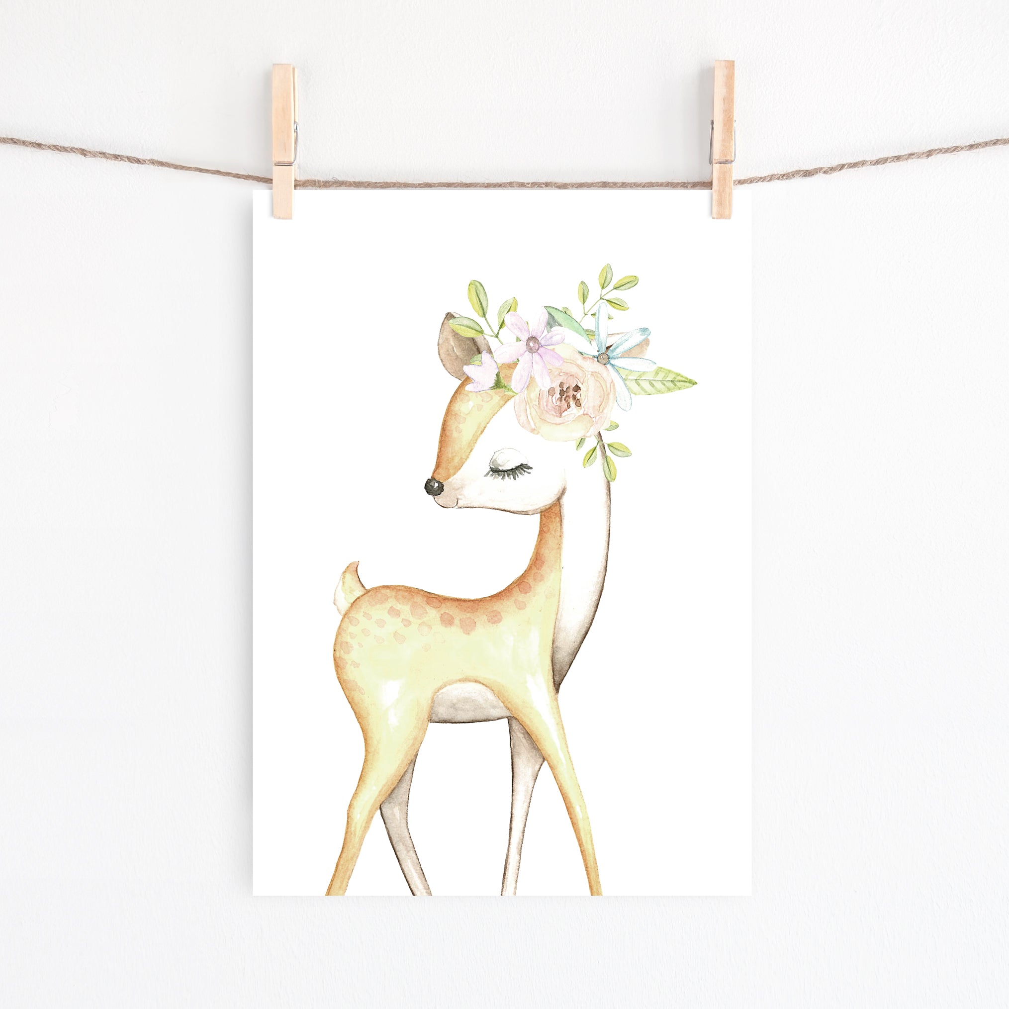Woodland Deer, Fox & Bunny Prints