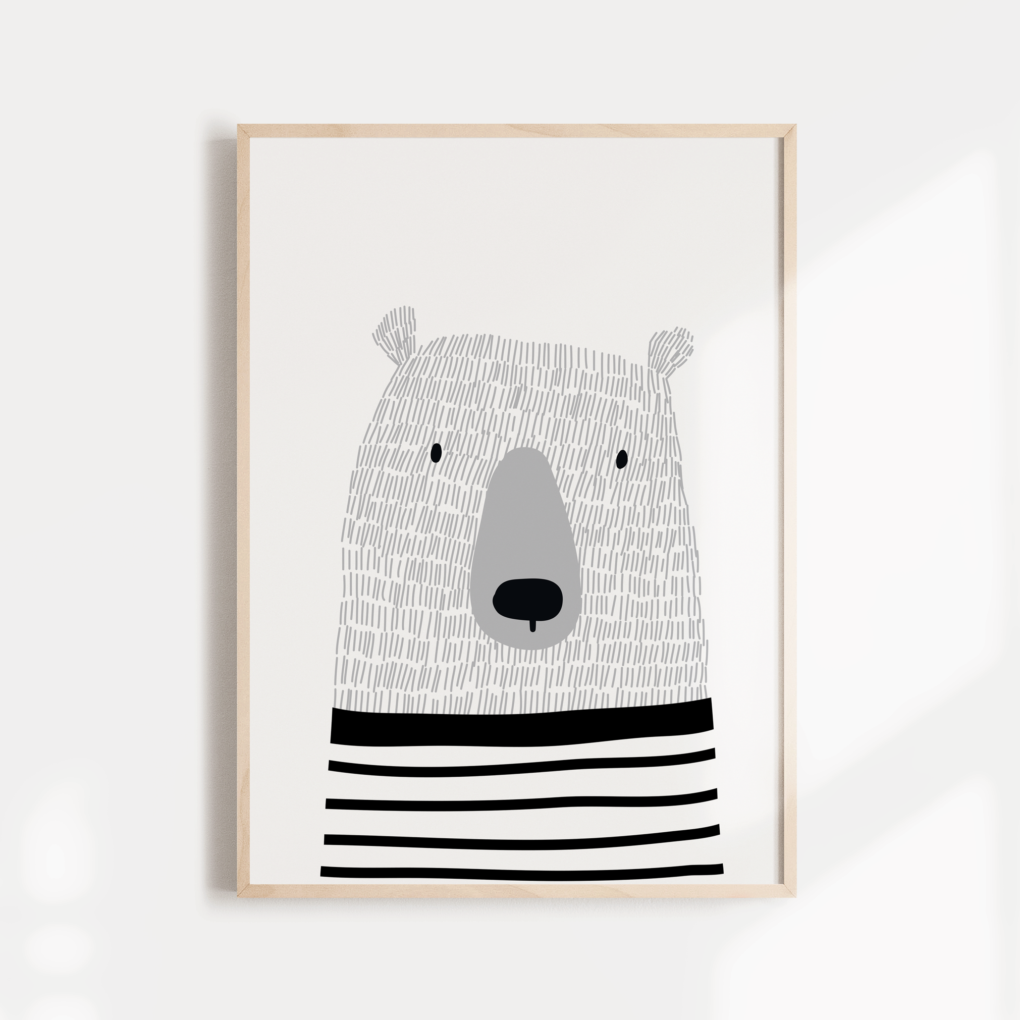 Scandi Bear Print