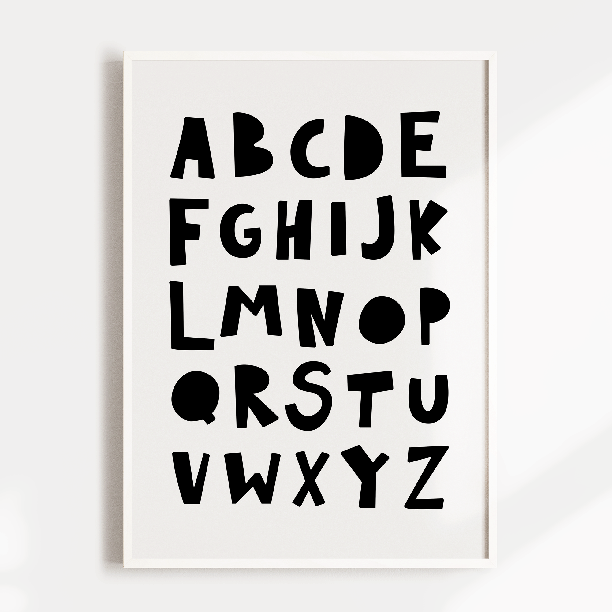Sea Animals, Alphabet, Rainbow Prints