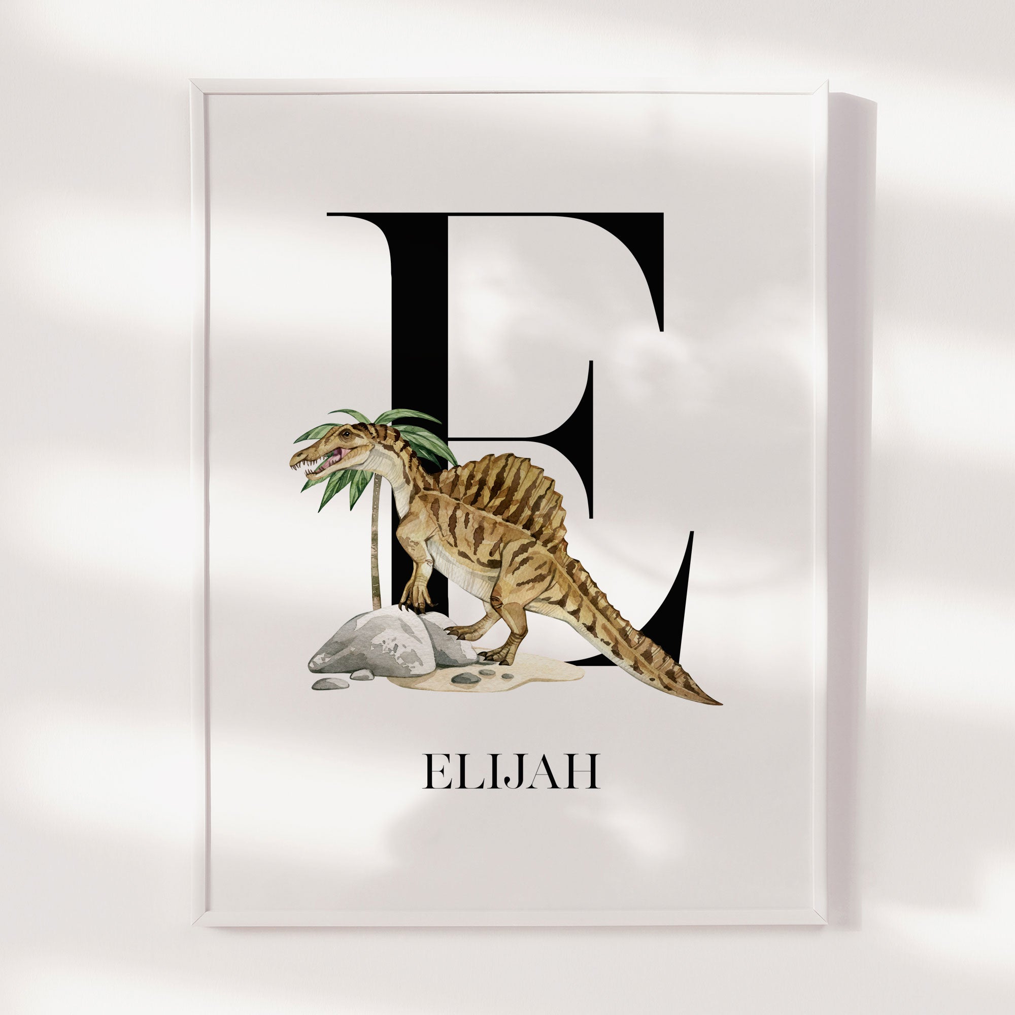 Spinosaurus Name Print