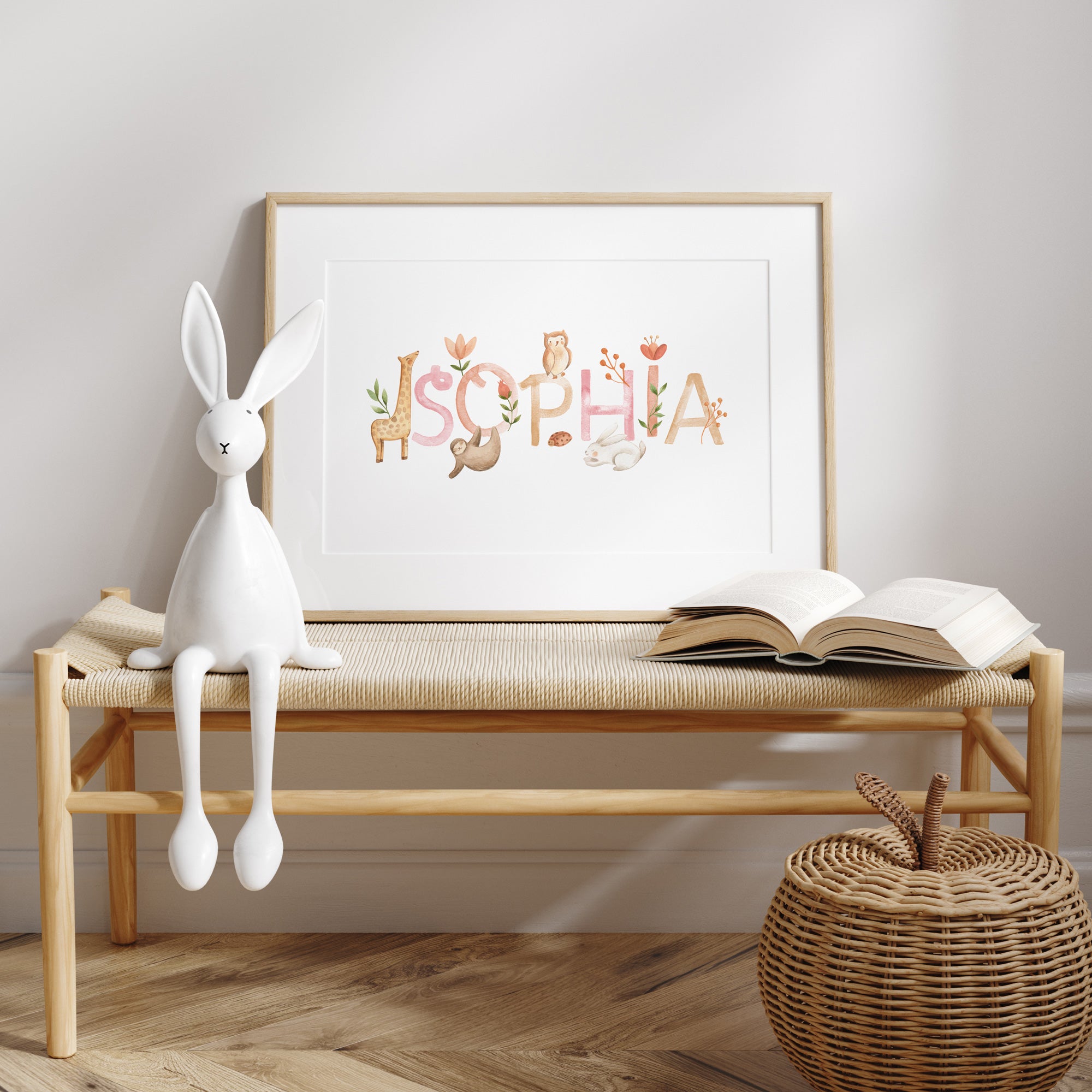 Safari Animal Name Print