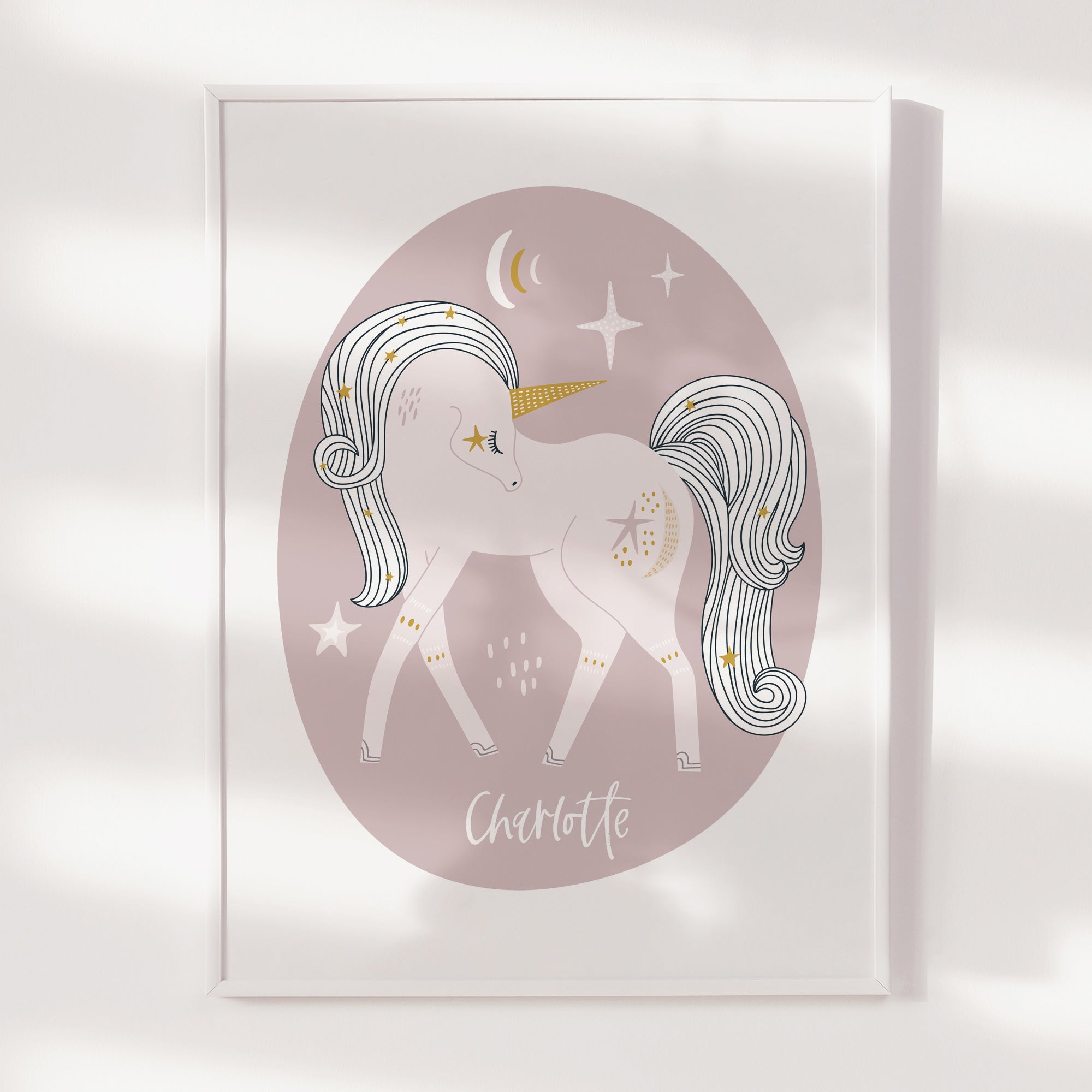 Unicorn Name Print