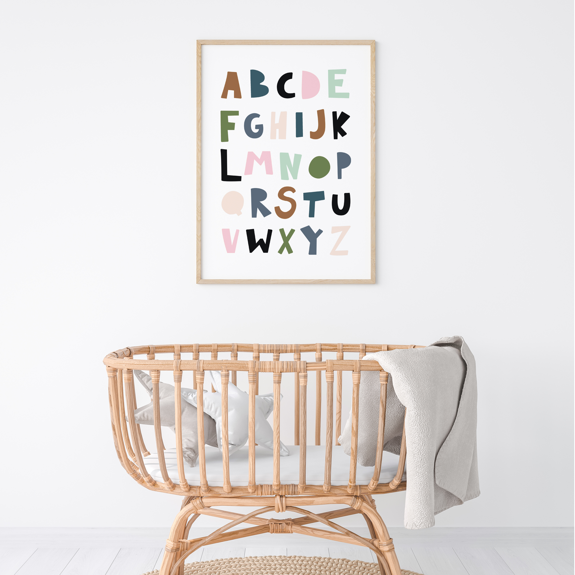 Tropical Alphabet Print