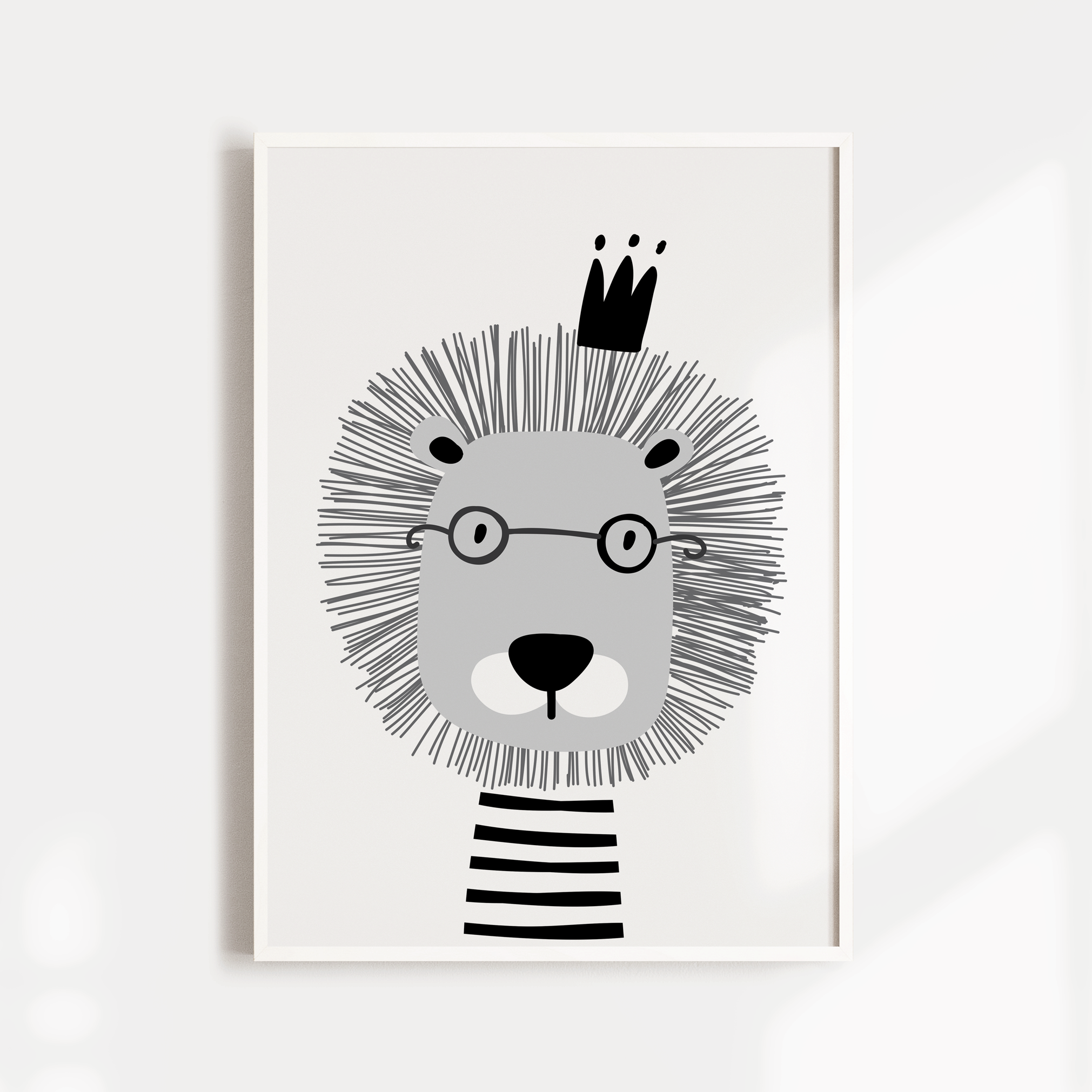 Scandi Lion, Bear & Name Prints