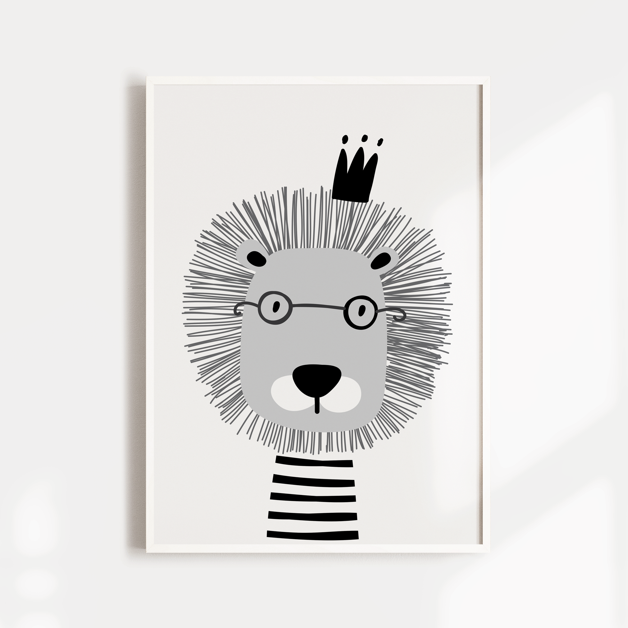 Scandi Lion, Bunny & Name Prints