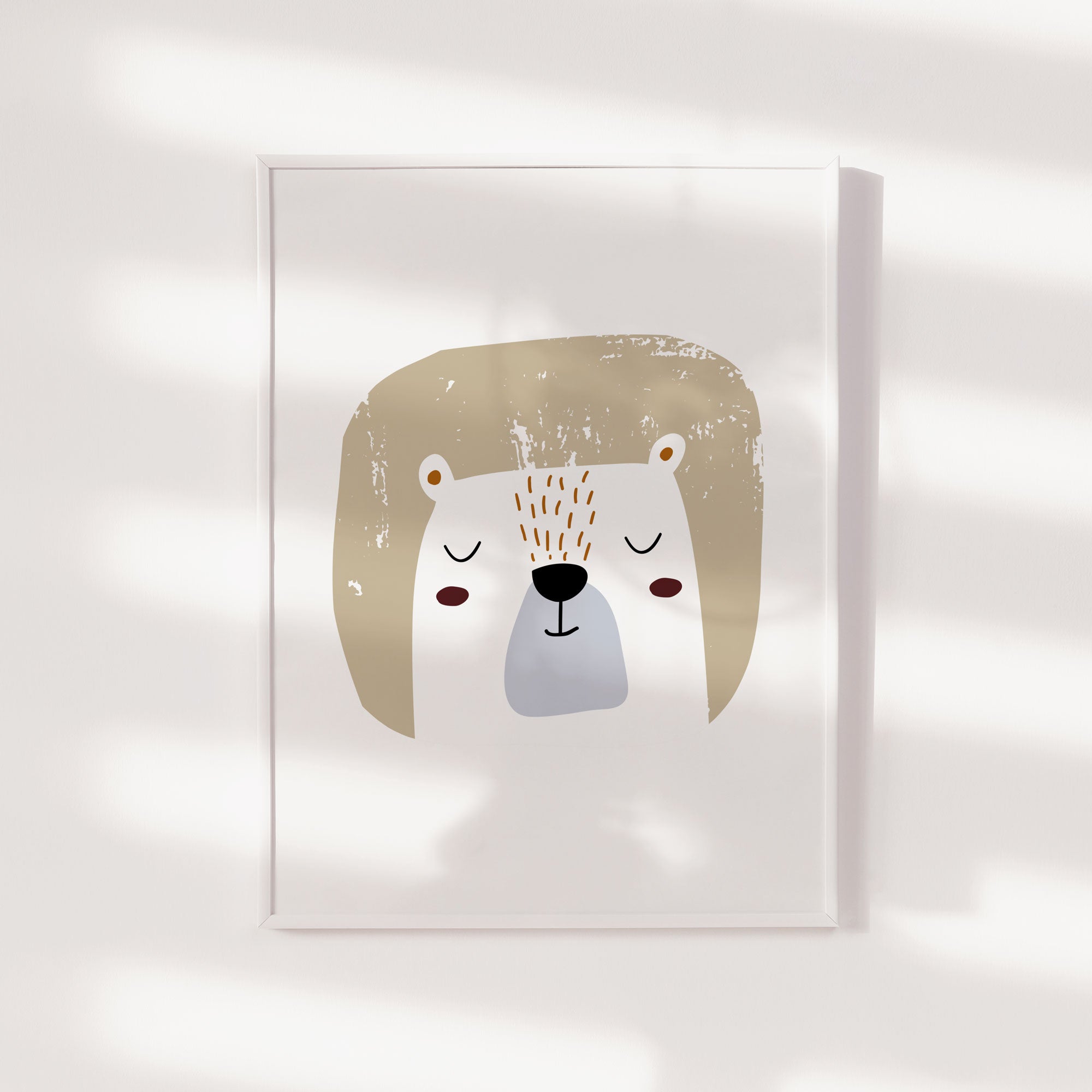 Woodland Bear Print
