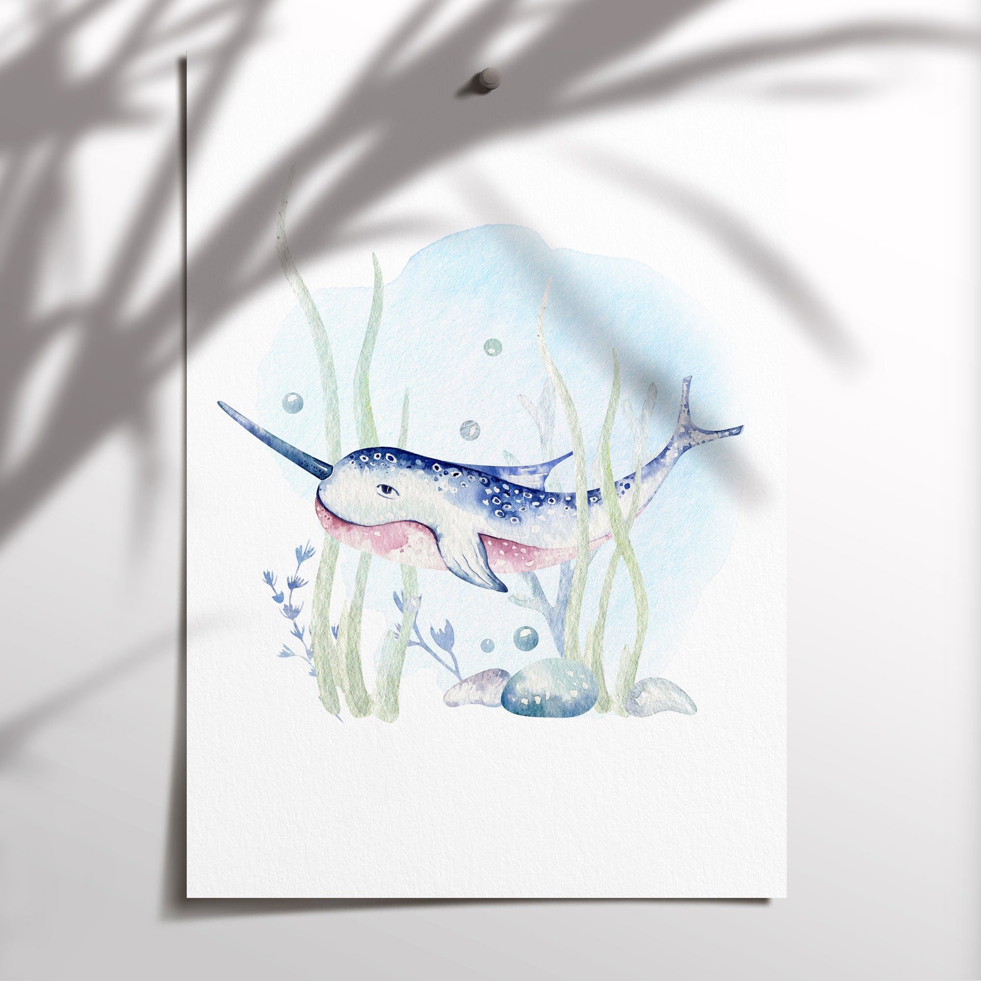 Narwhal Print