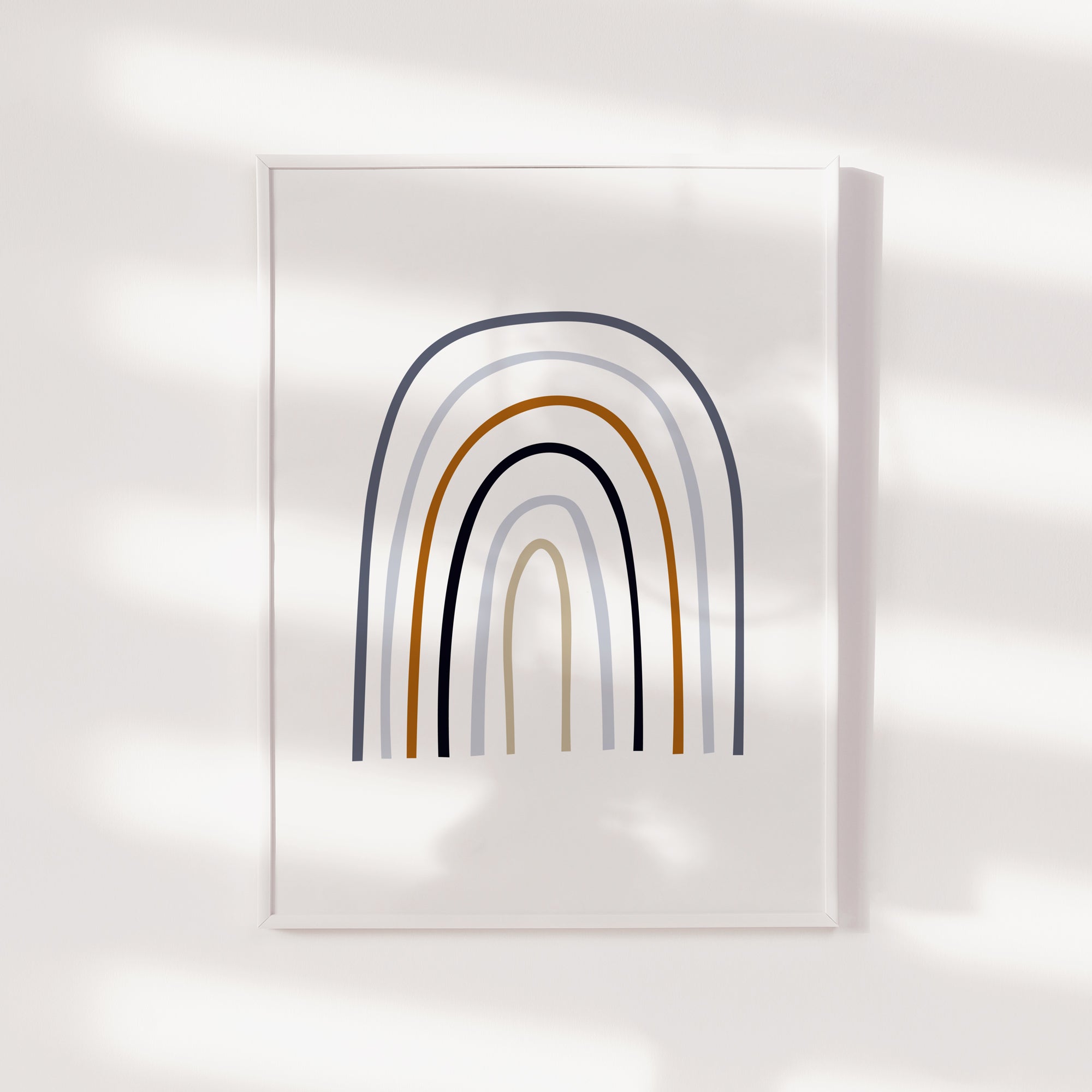Rainbow Nursery Print