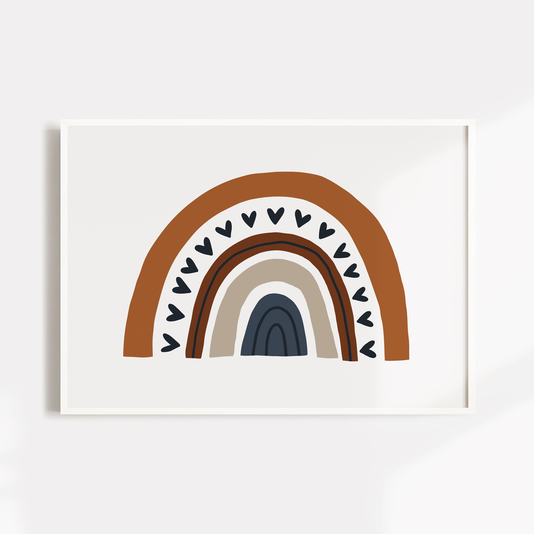 Rainbow Nursery Print