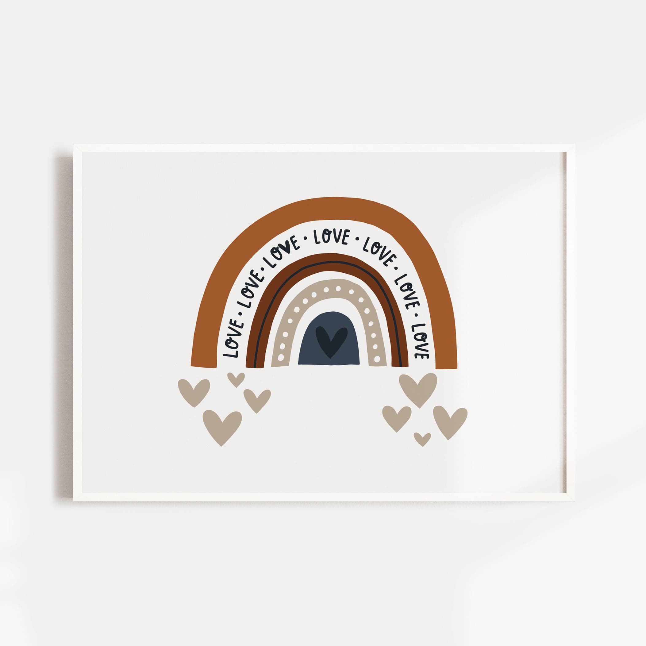 Rainbow Nursery Print