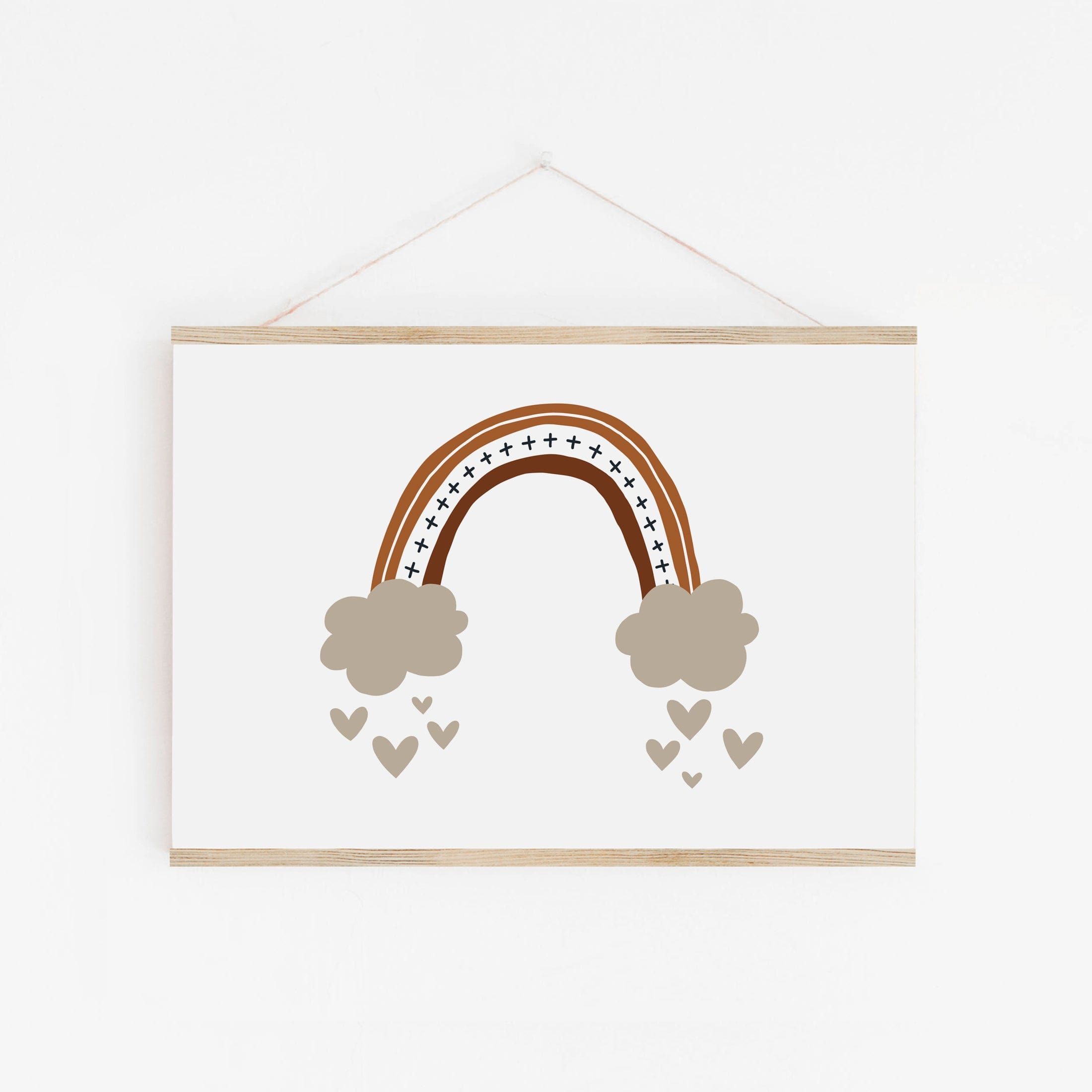 Rainbow Nursery Print