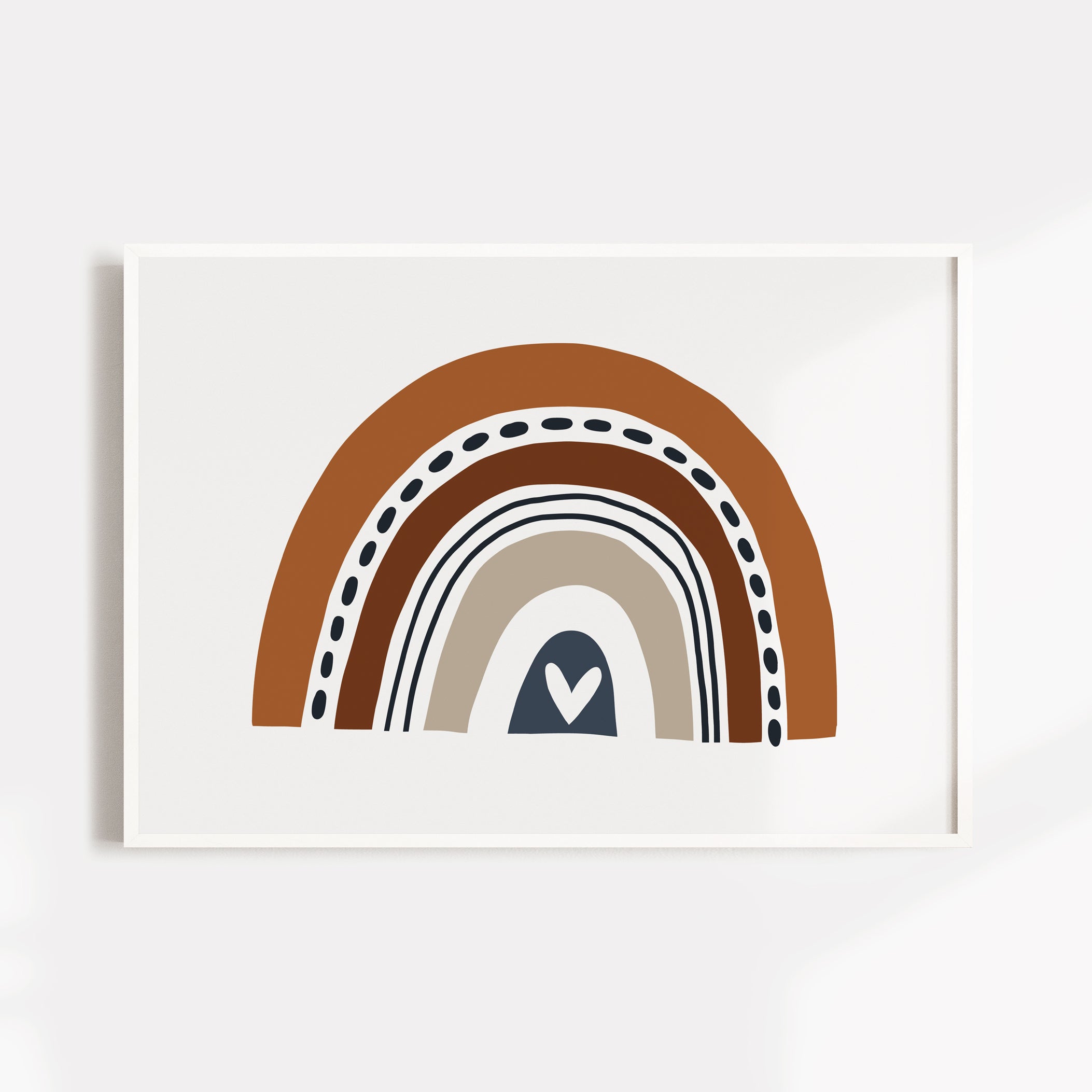 Rainbow Nursery Print