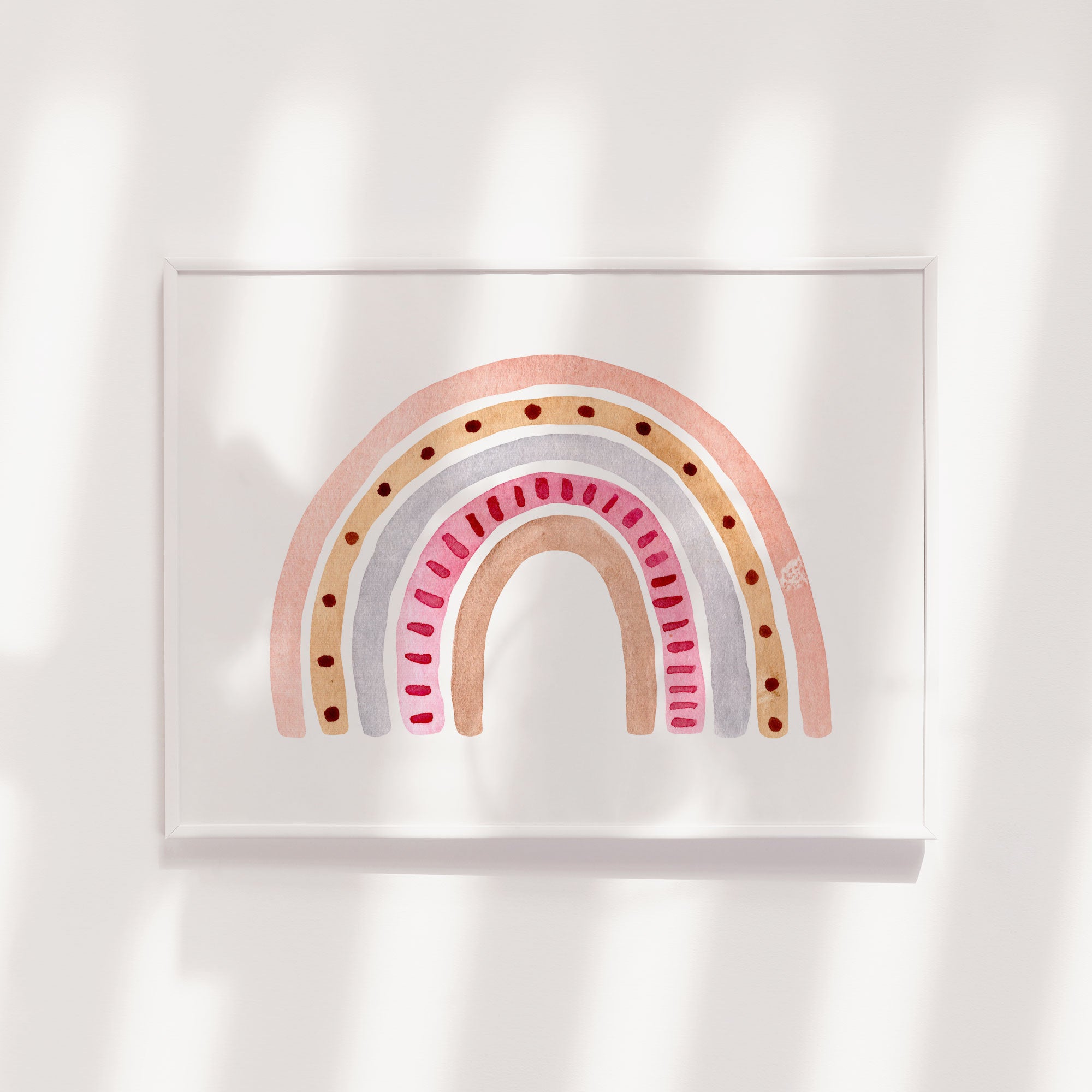 Watercolour Rainbow Print