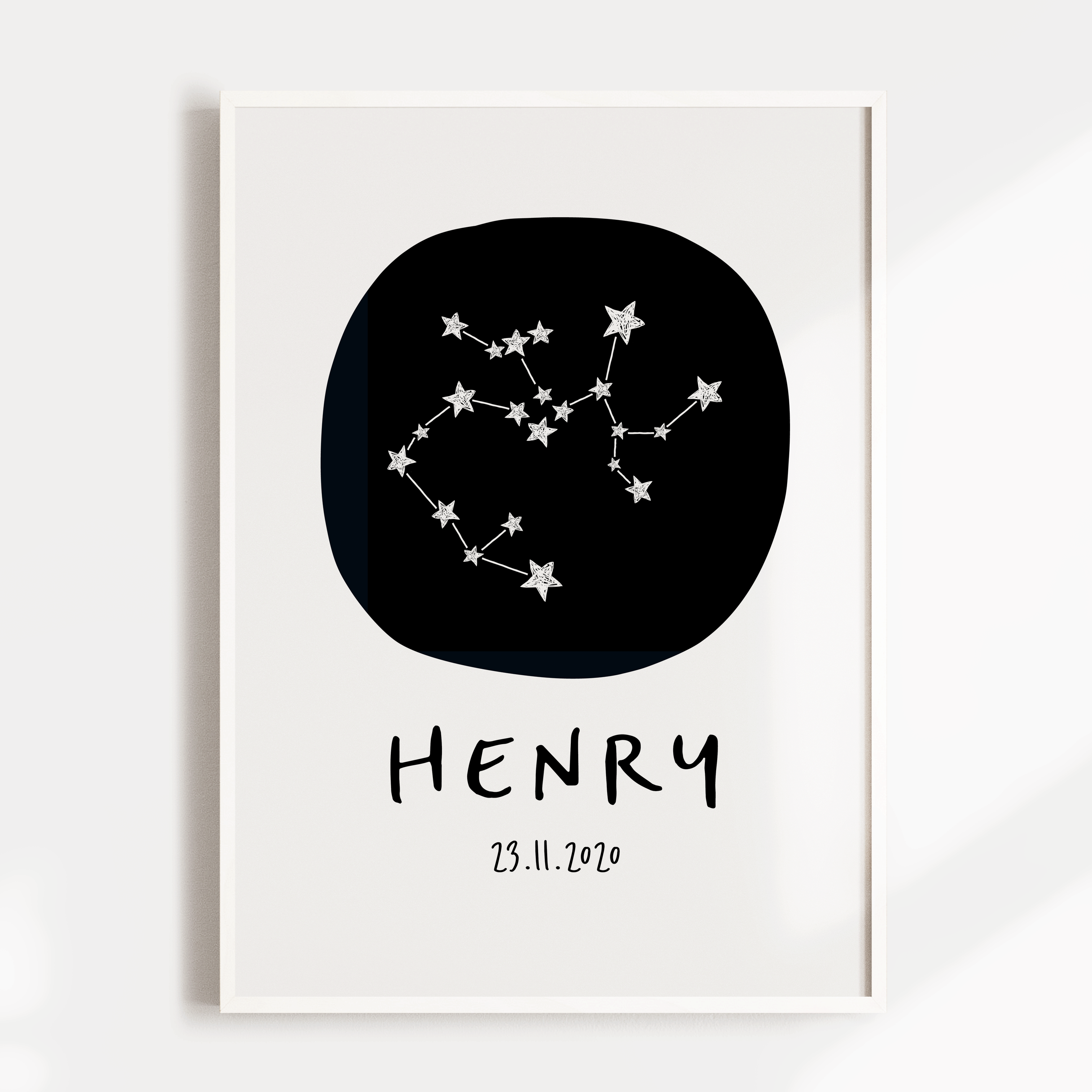 Zodiac Constellation Birth Print - Sagittarius