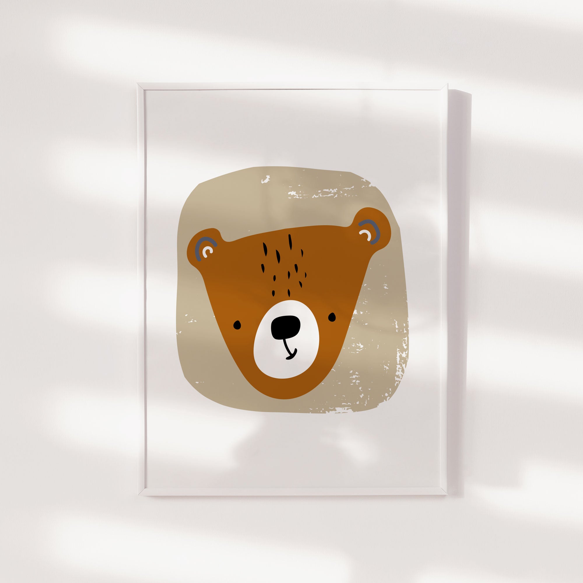 Woodland Bear Print