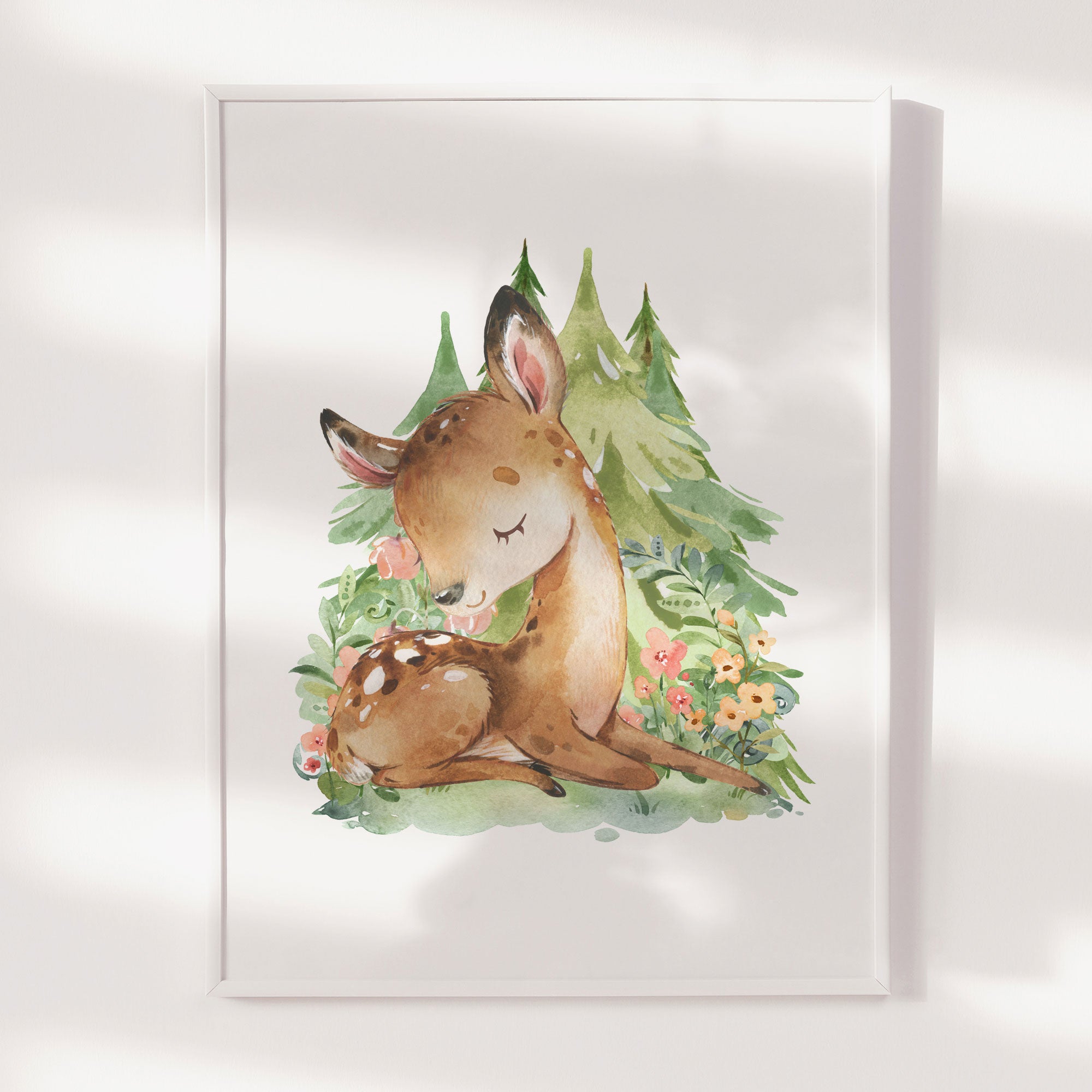 Woodland Deer, Fox & Bunny