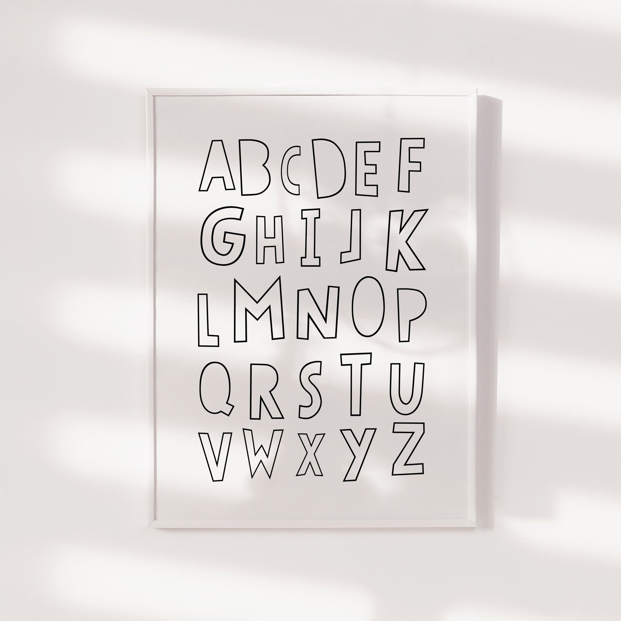 Alphabet Print