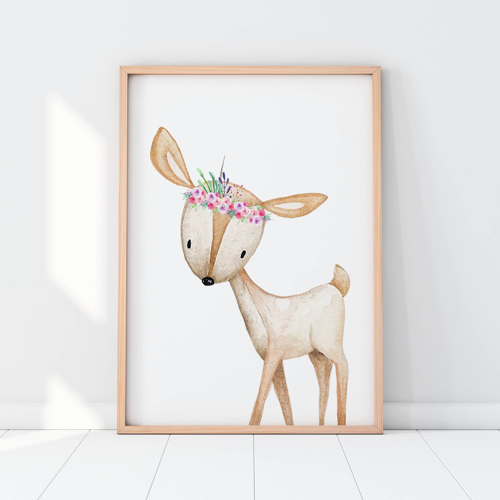 Woodland Deer Print