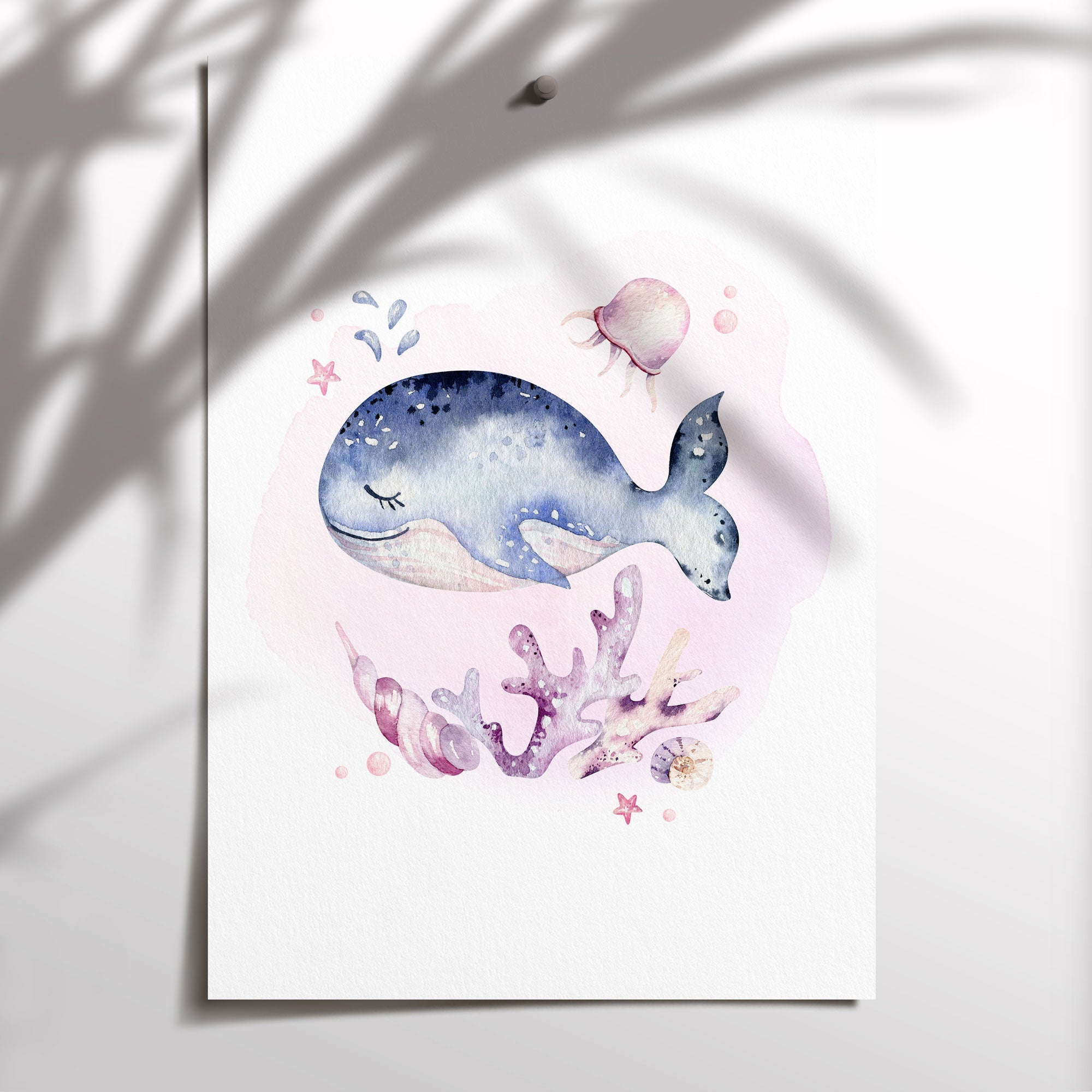 Baby Whale Print