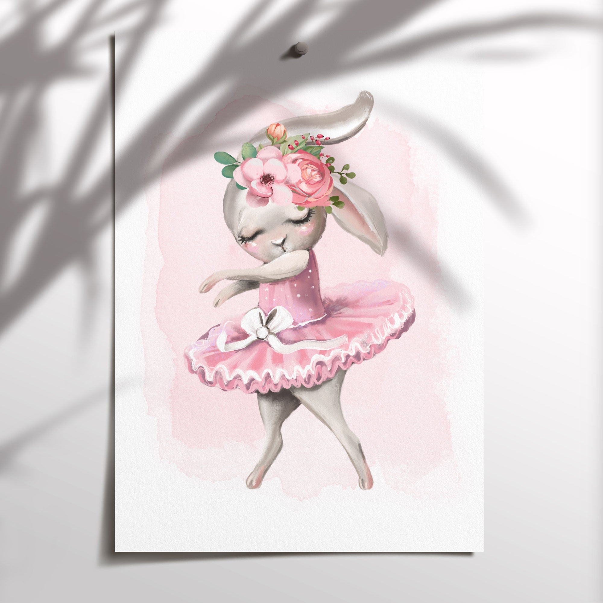 Ballerina Bunny Print