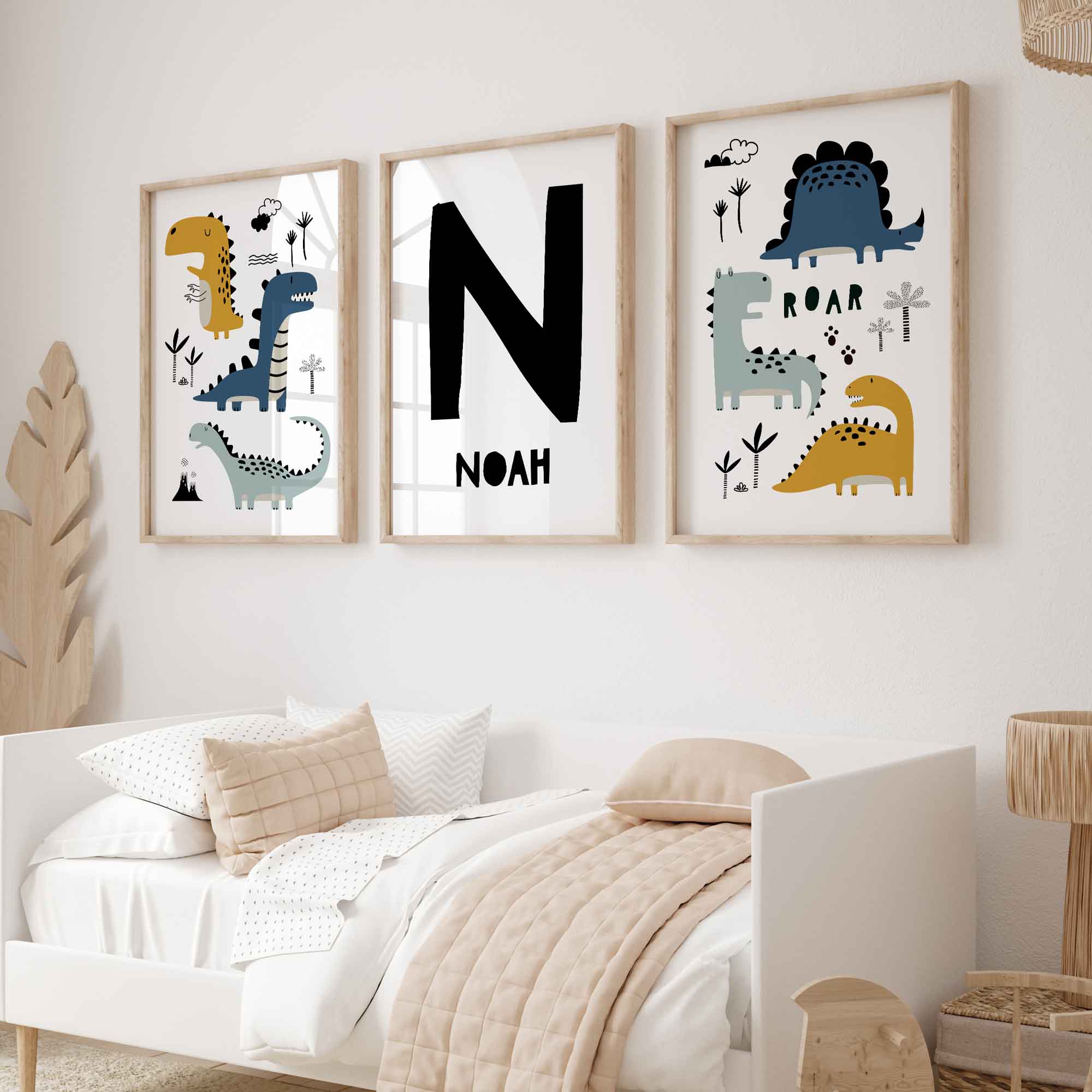 Name & Dinosaur Prints