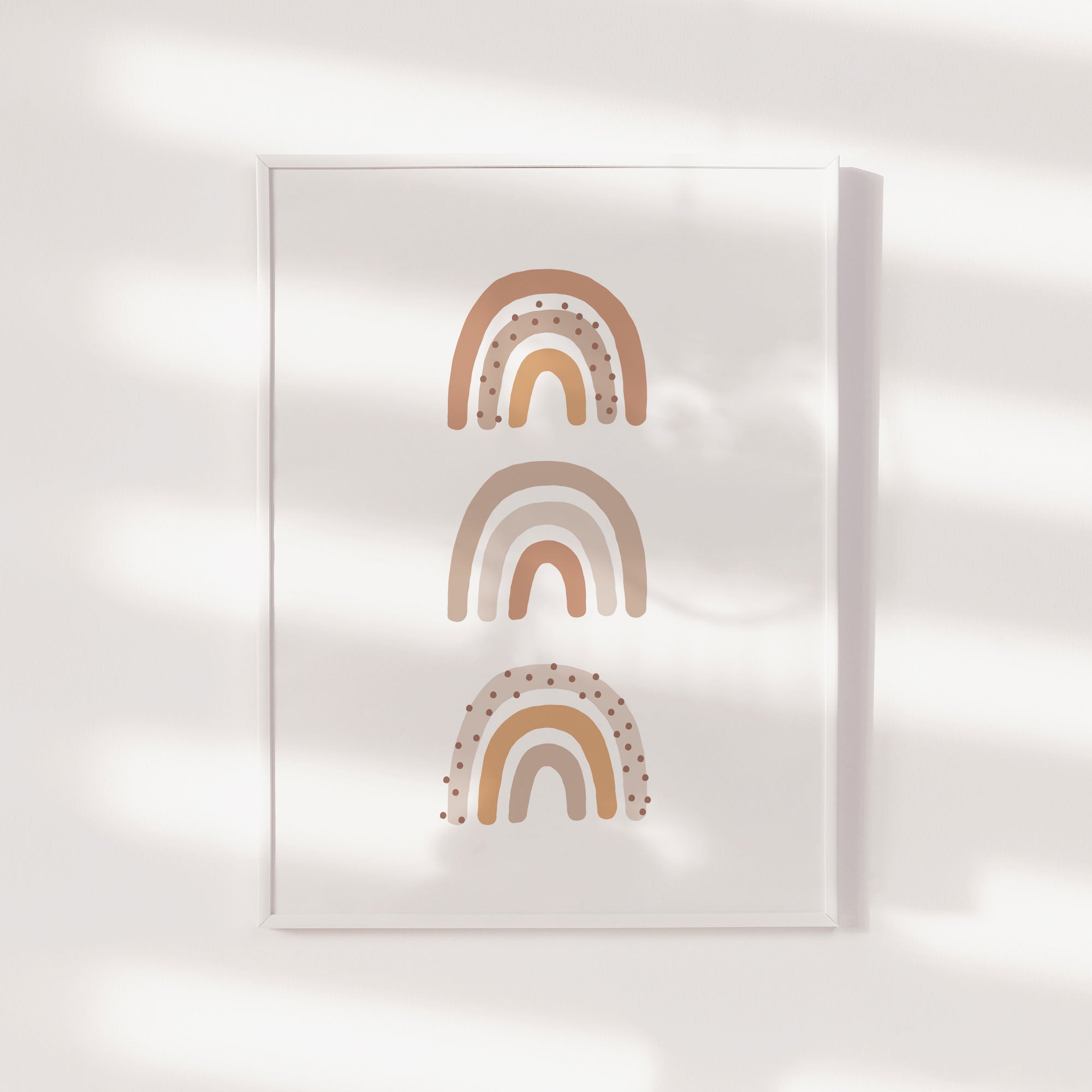 Muted Rainbows Print