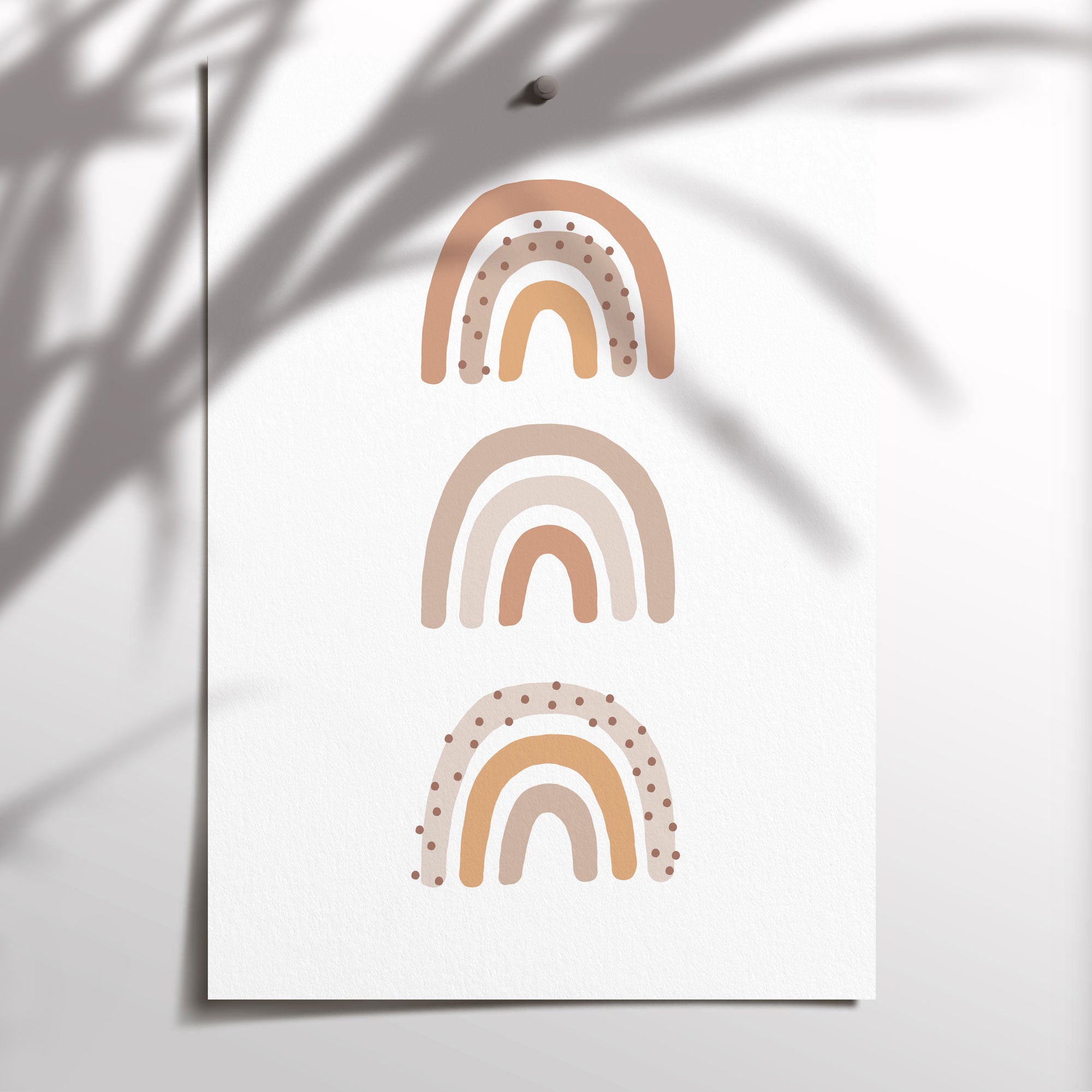 Muted Rainbows Print