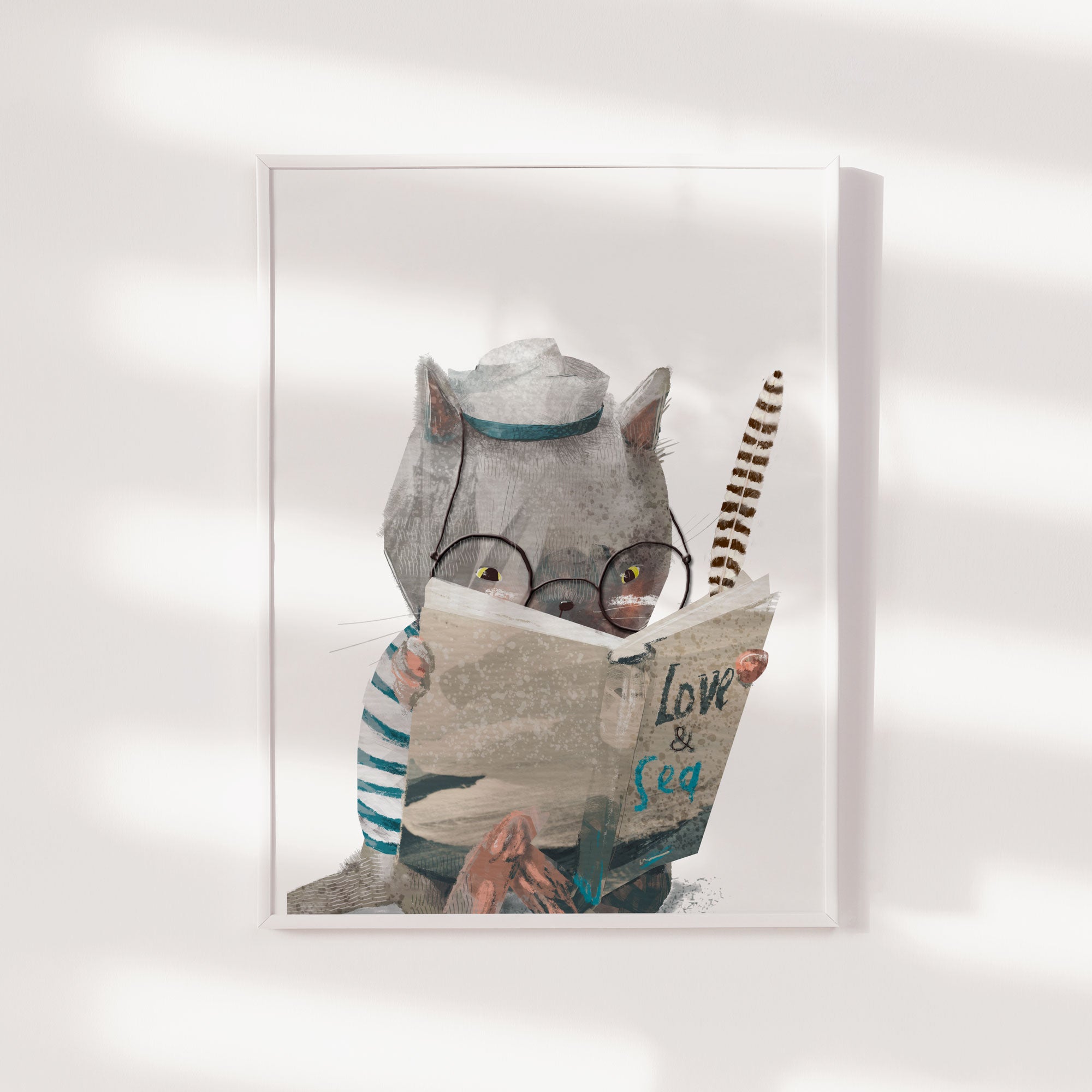 Wombat Sailor Print
