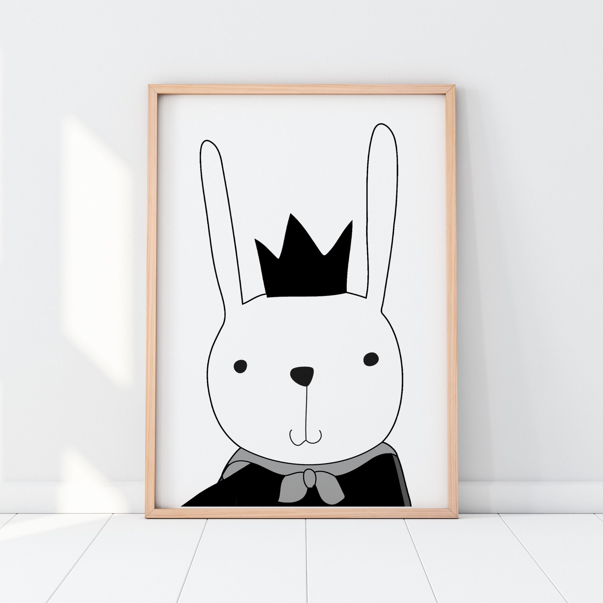 Bunny King Print
