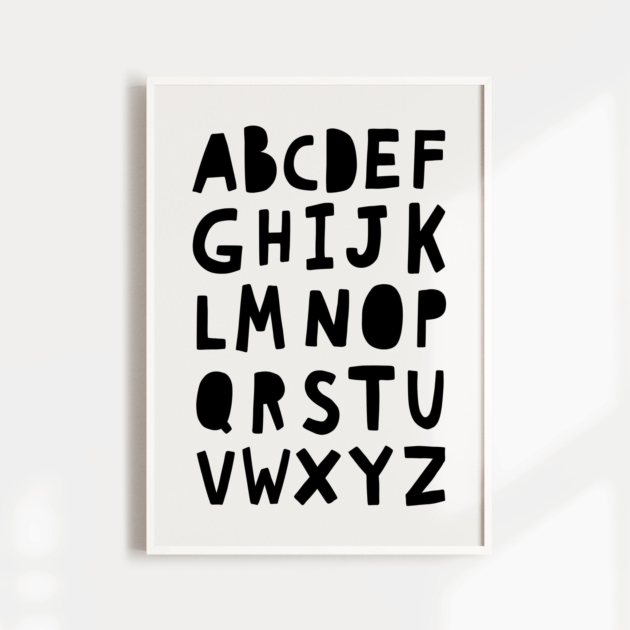 Bunny, Lion & Alpahbet Prints