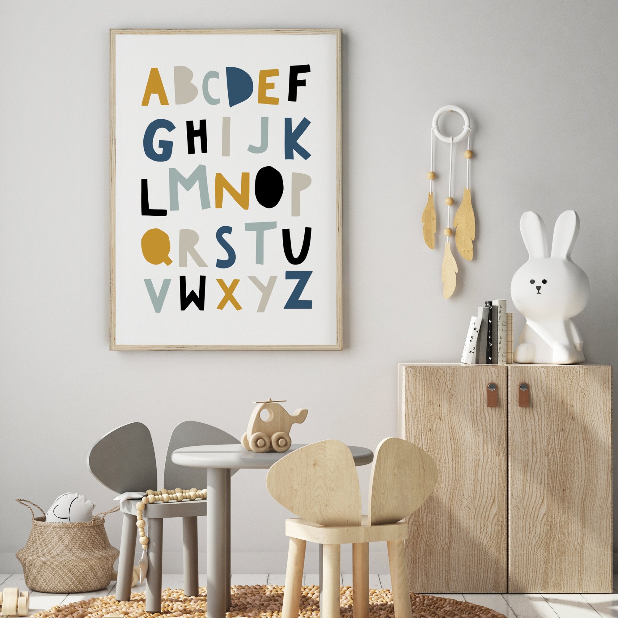 Colourful clearance nursery prints