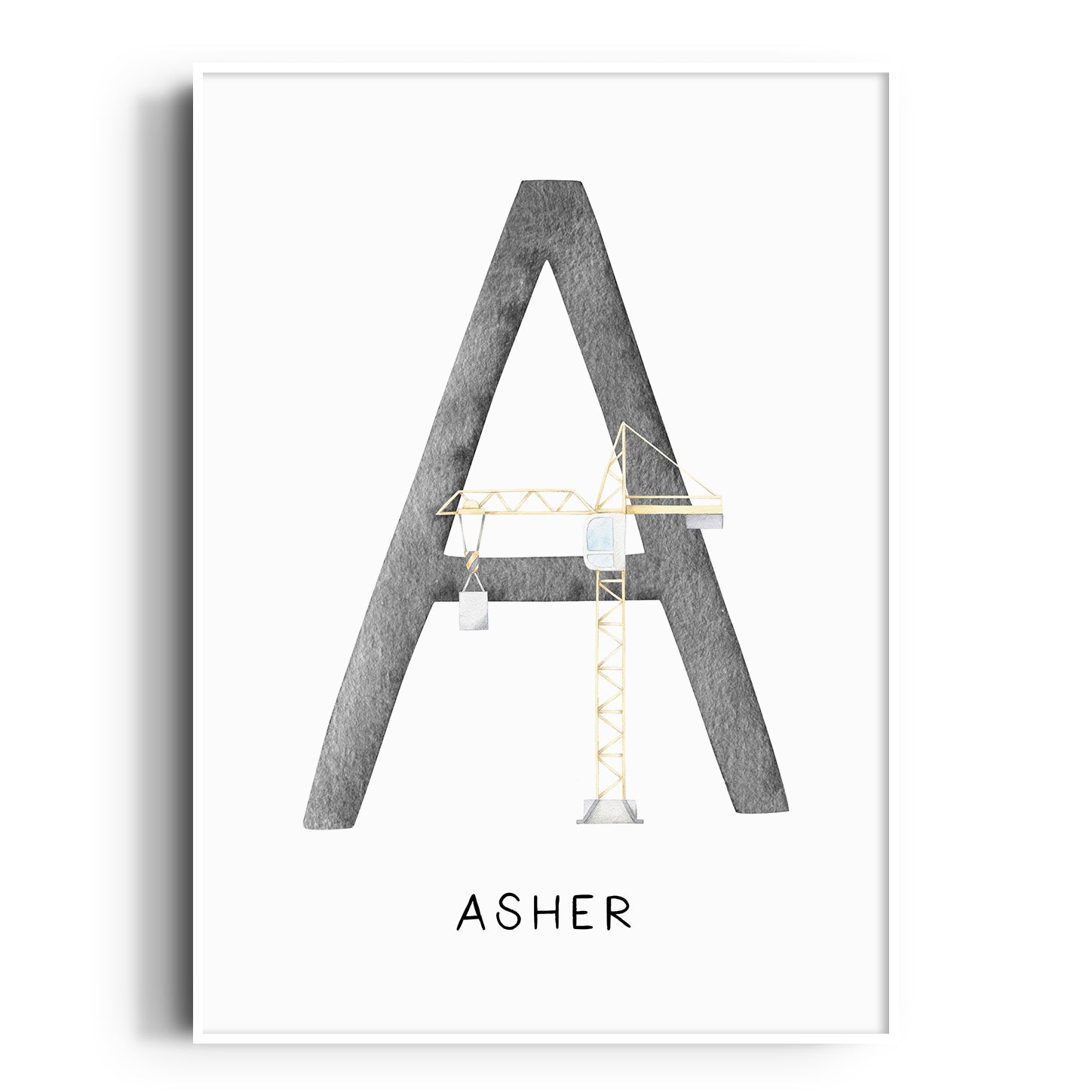 Crane Name Print