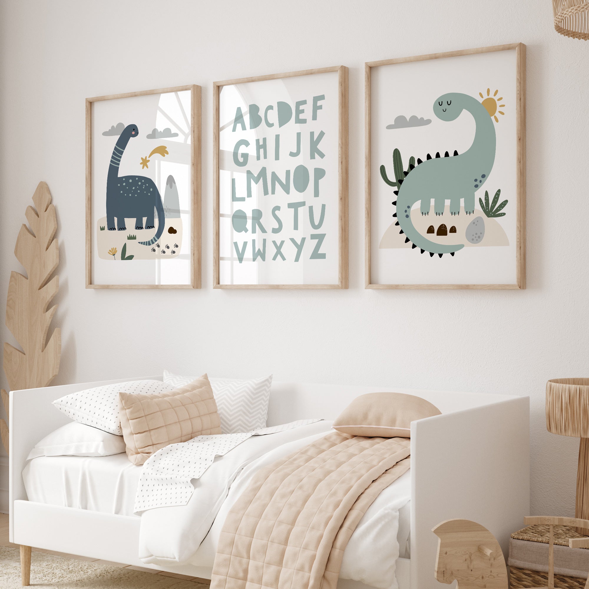 Dinosaur & Alphabet Prints