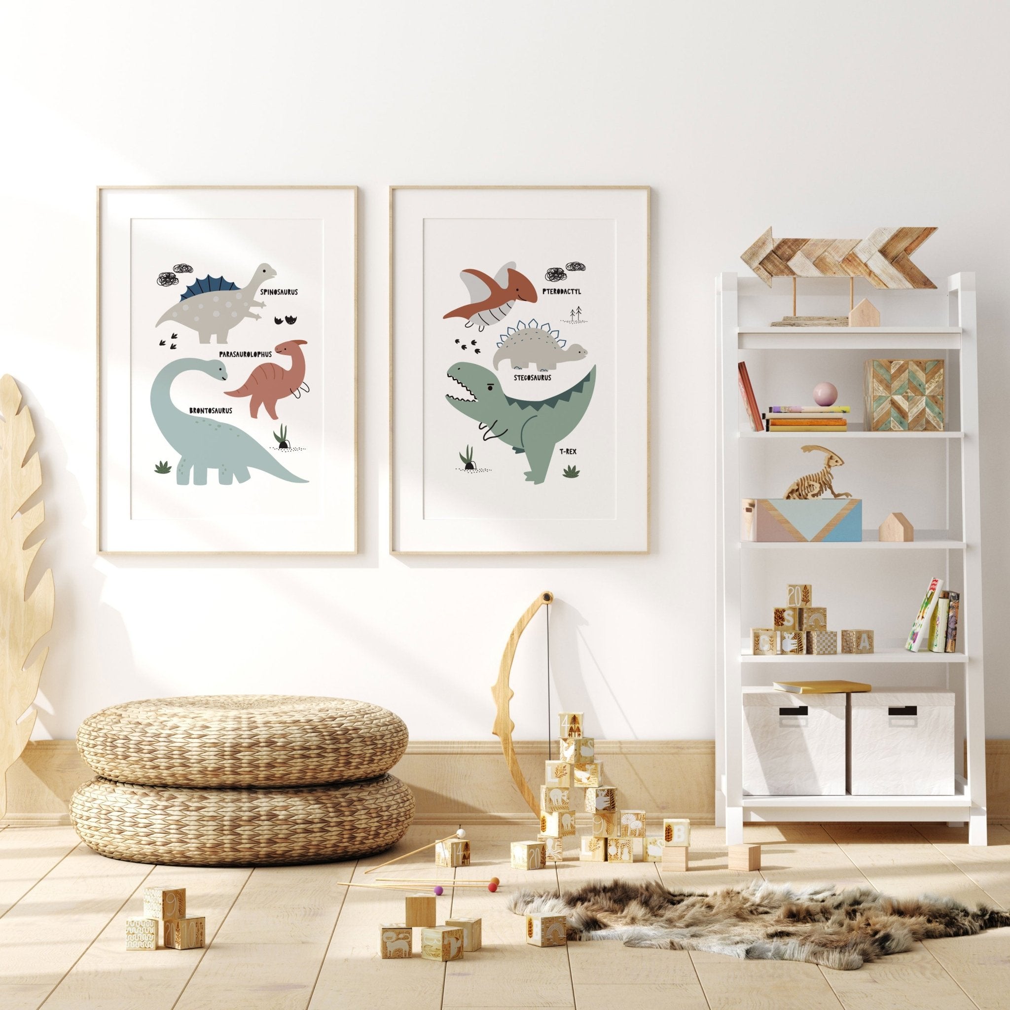 Dinosaur Chart Print