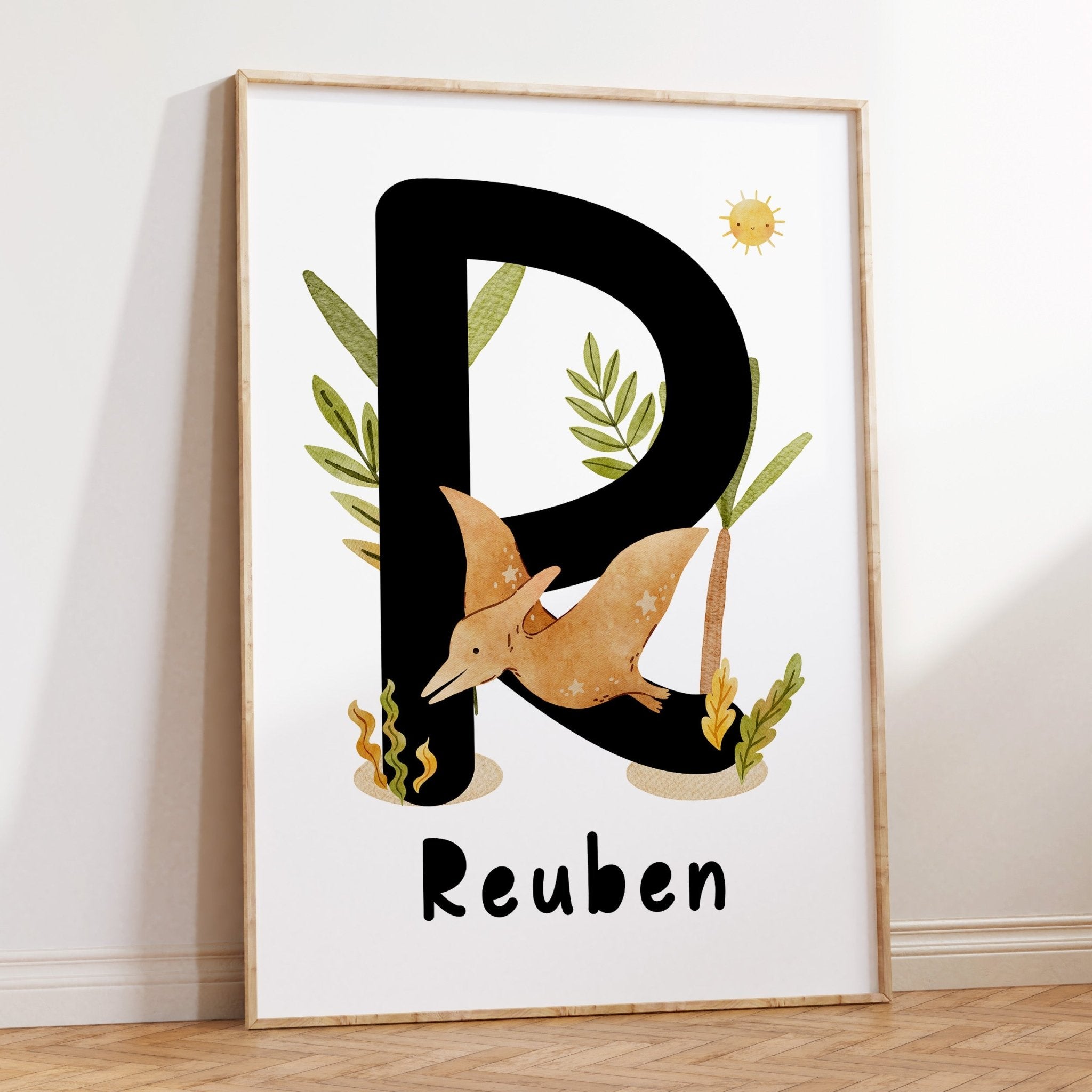 Dinosaur Name Print - Pteranodon