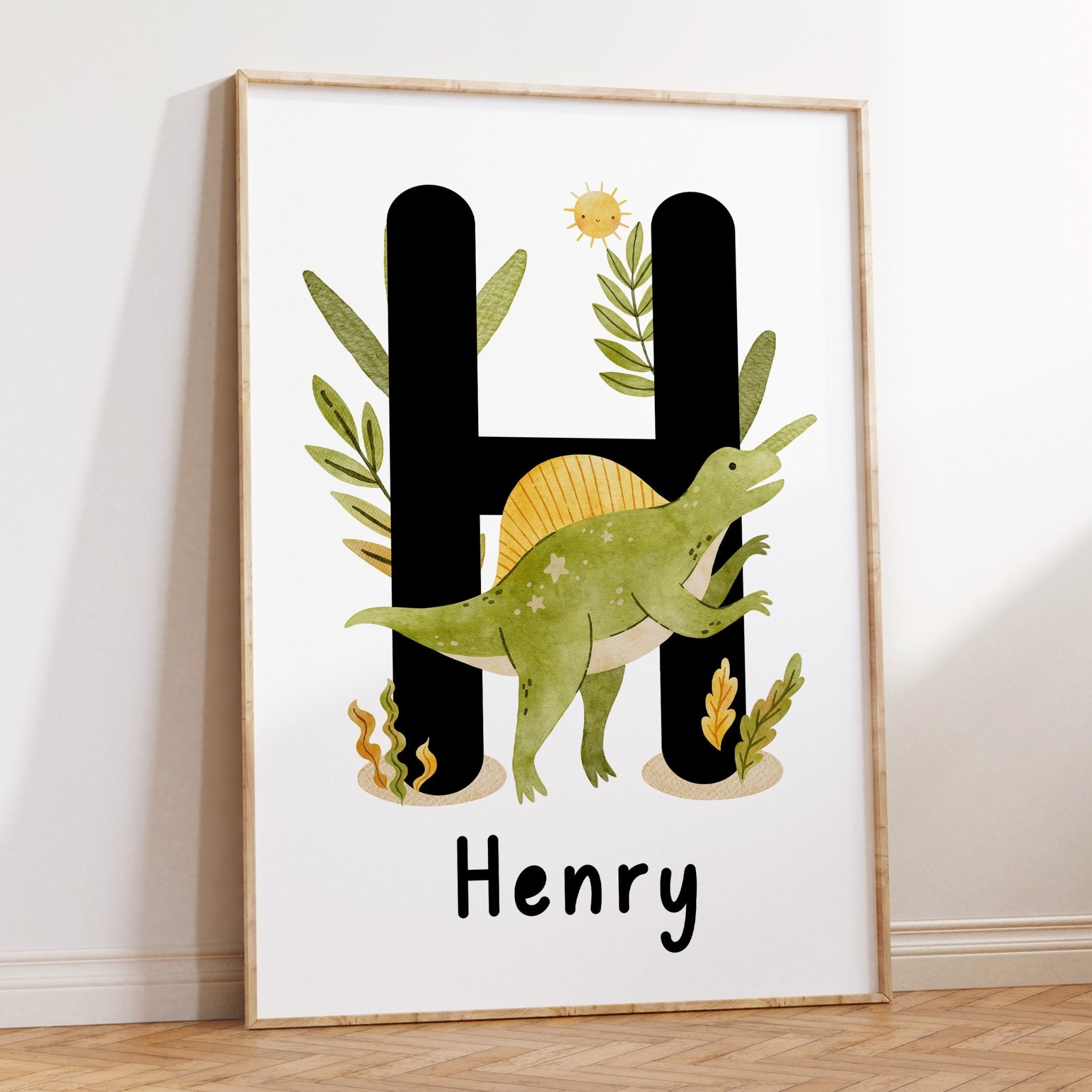 Dinosaur Name Print - Spinosaurus