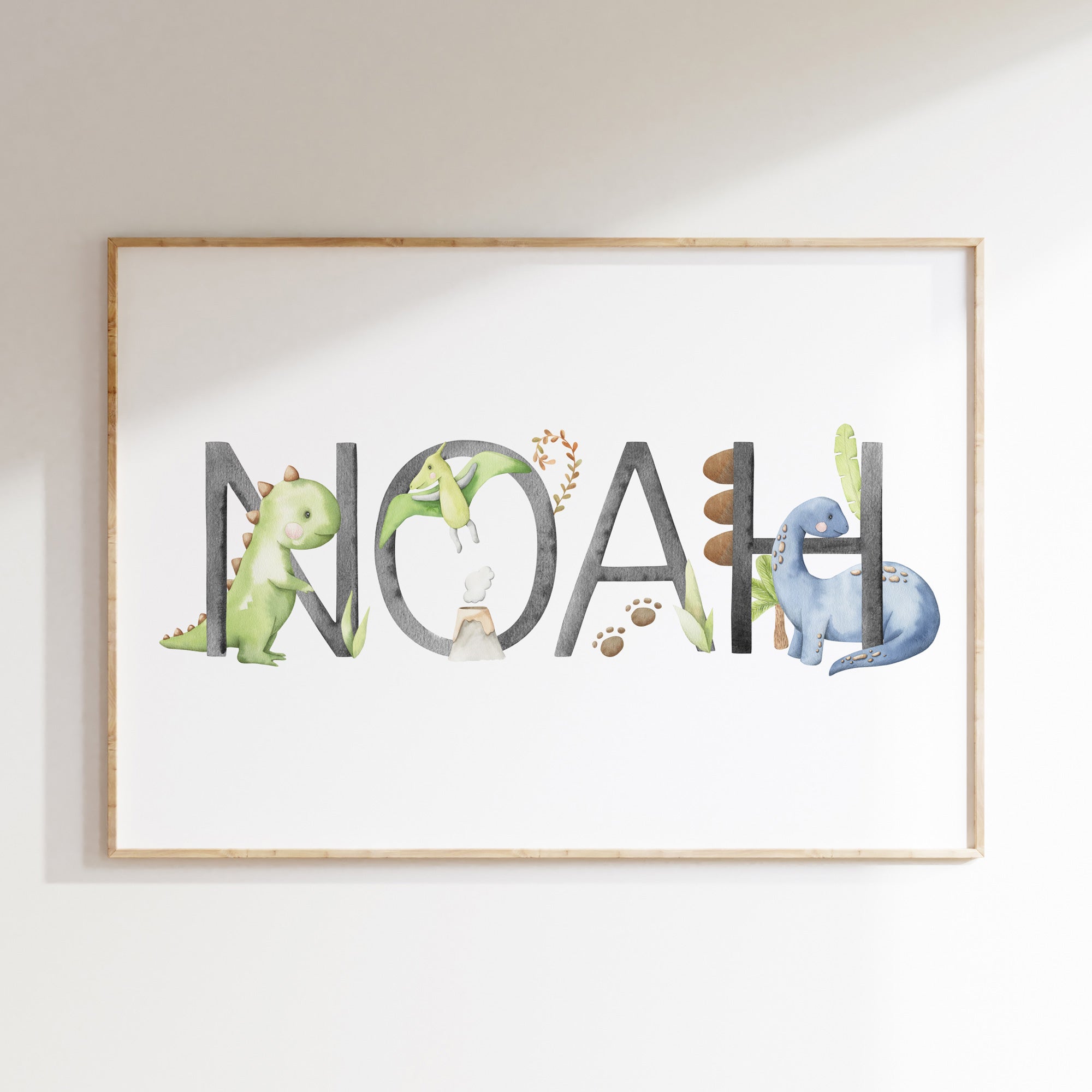 Dinosaur Name Print