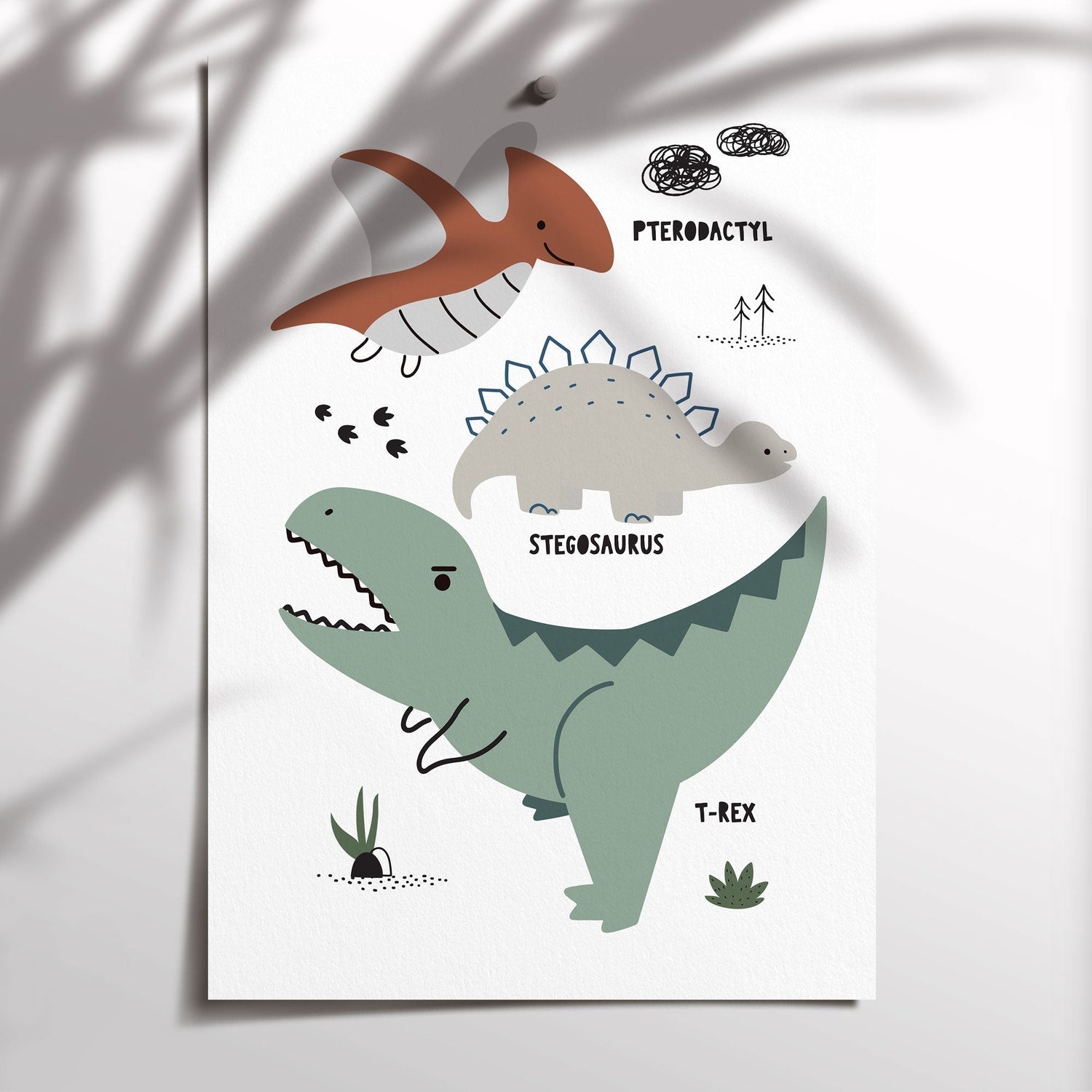 Dinosaurs & Alphabet Prints