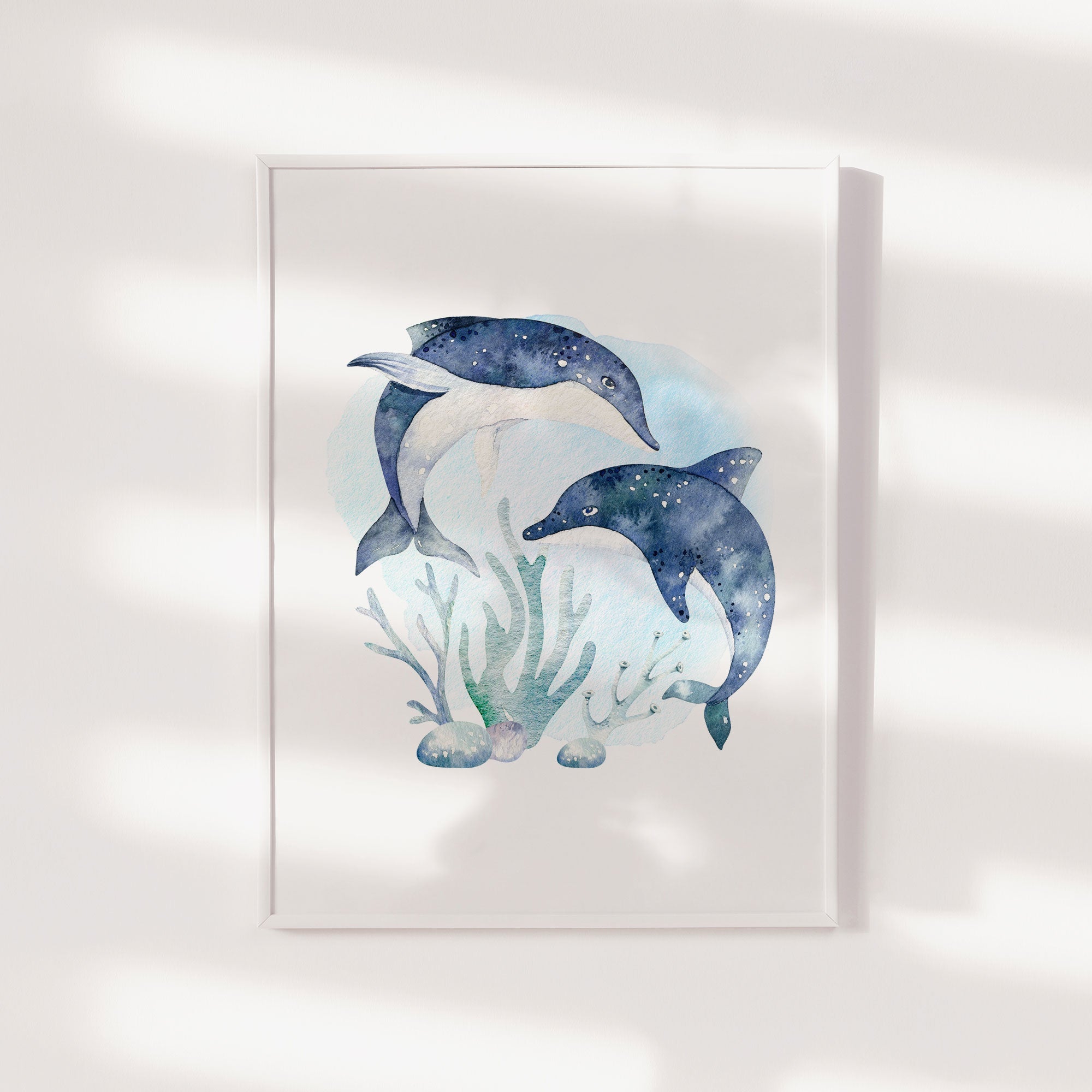 Dolphins Print