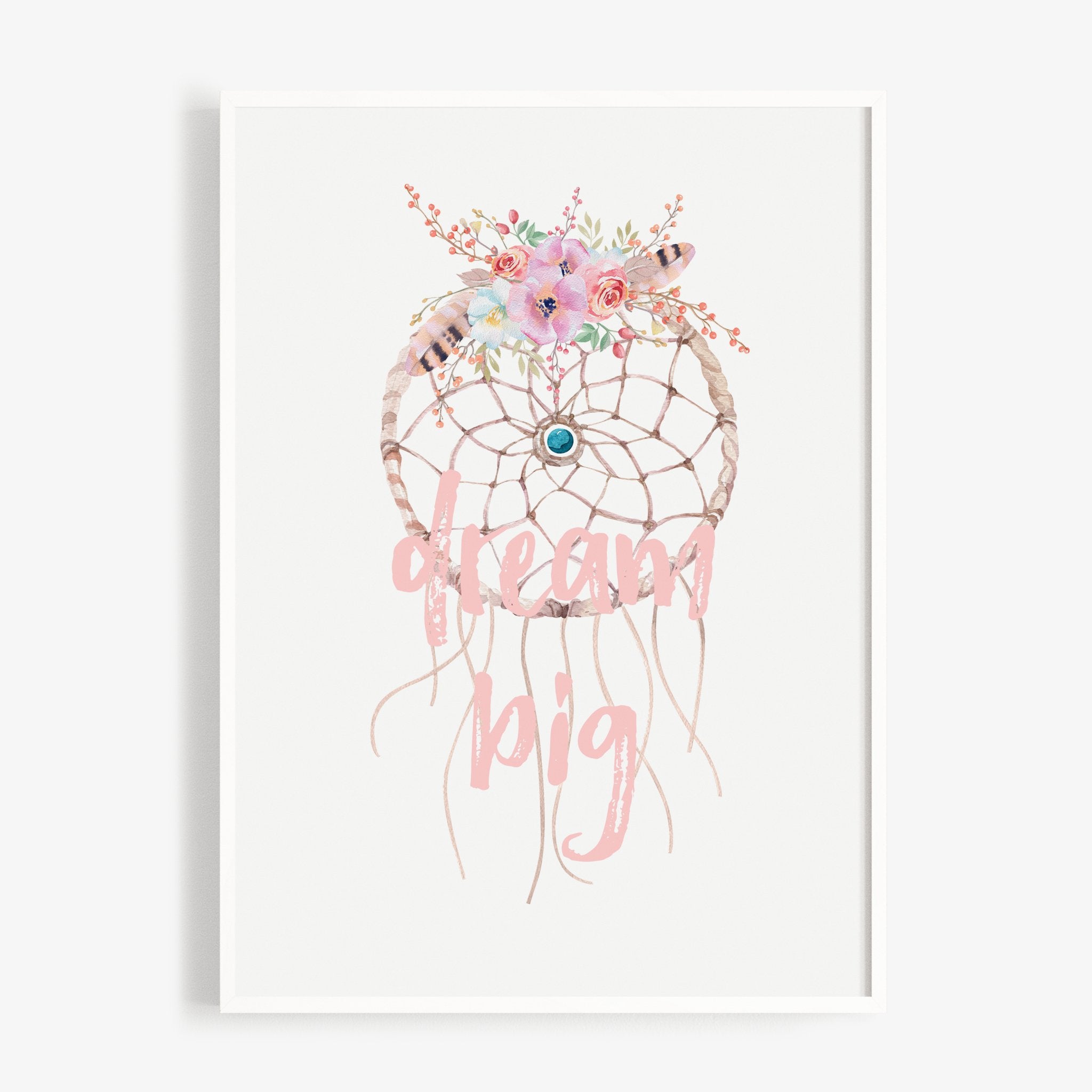 Dream Big Dreamcatcher Print