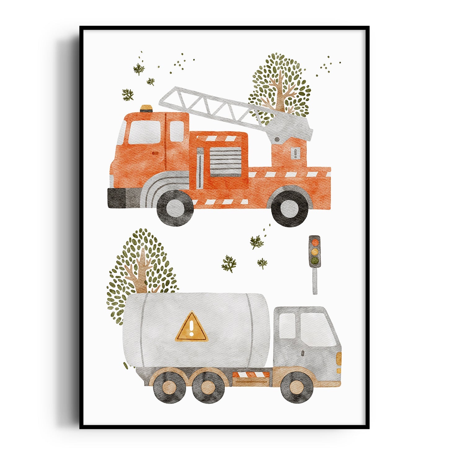 Emergency Vehicles Print