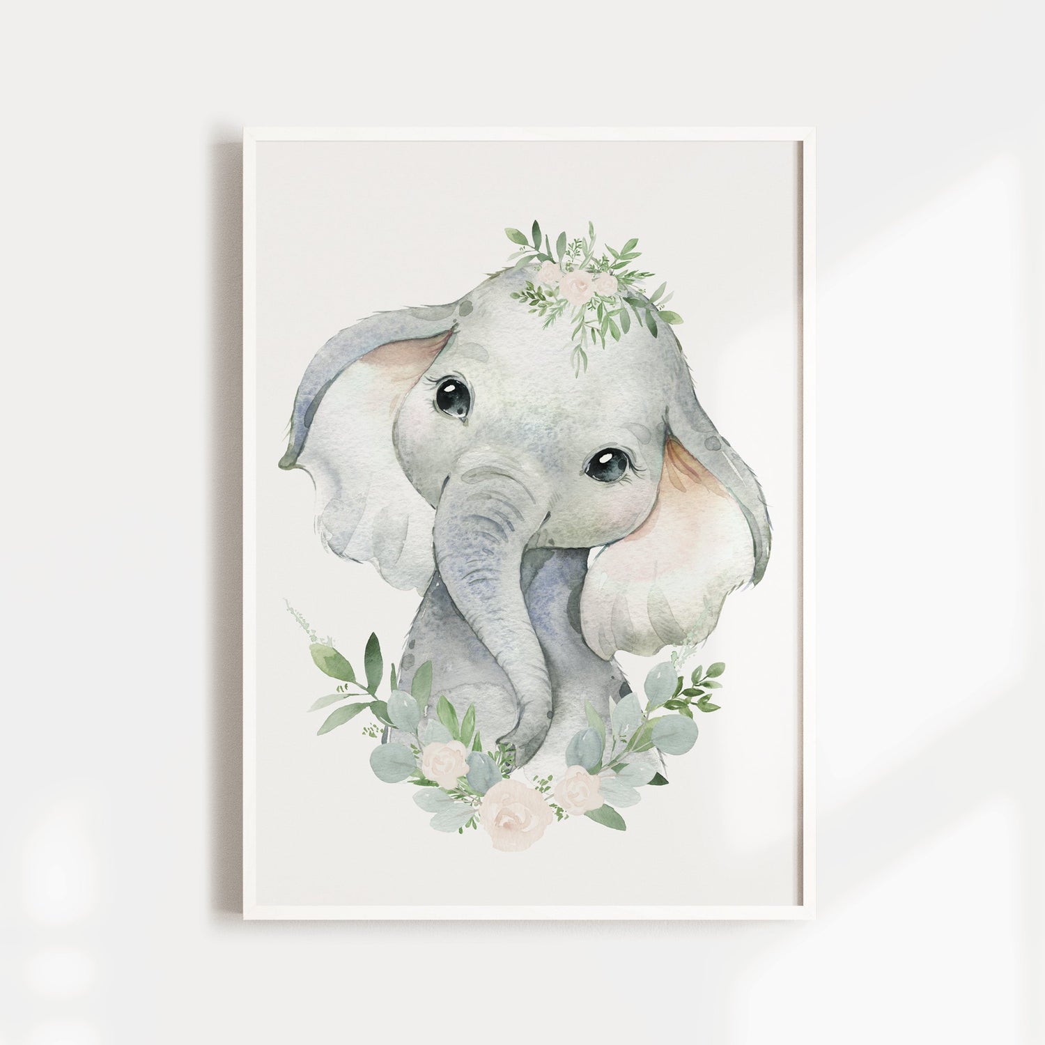 Floral Lion, Elephant & Zebra Prints