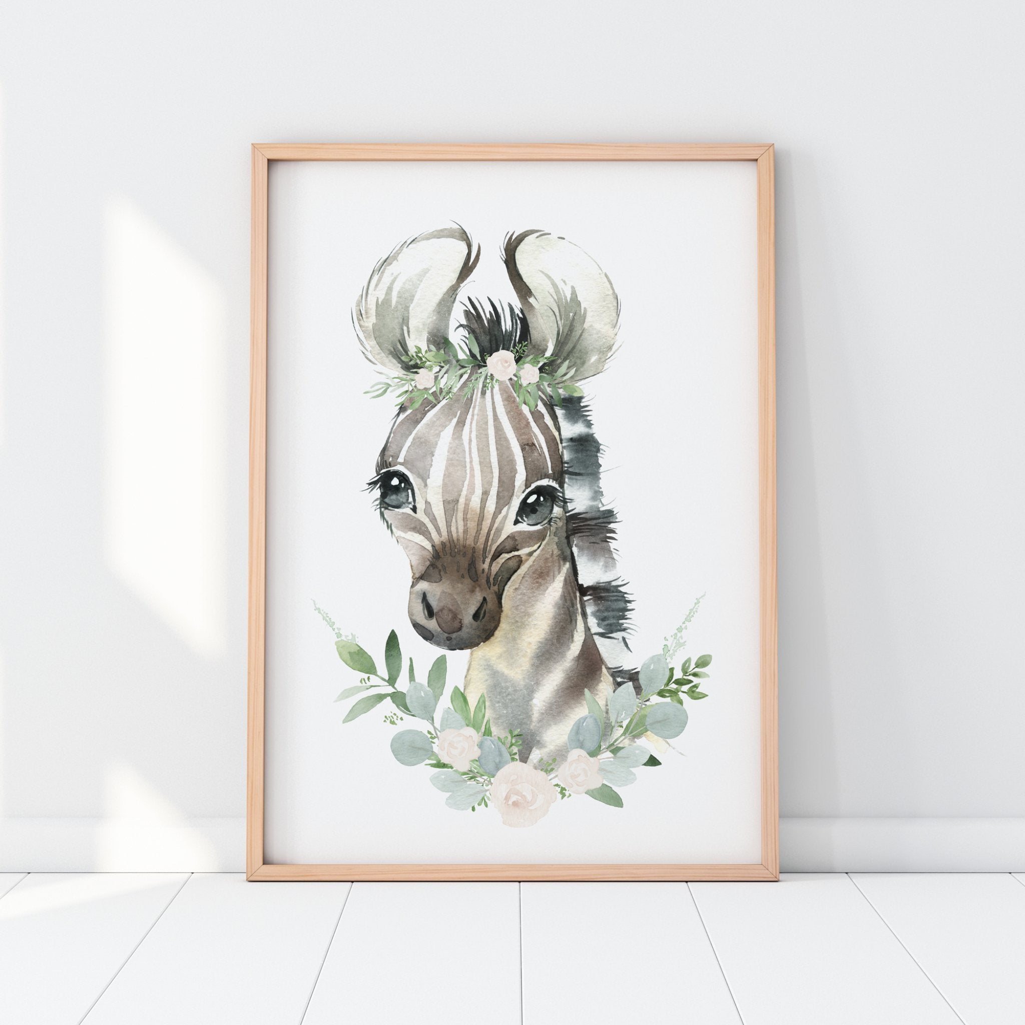 Floral Llama, Elephant & Zebra Prints