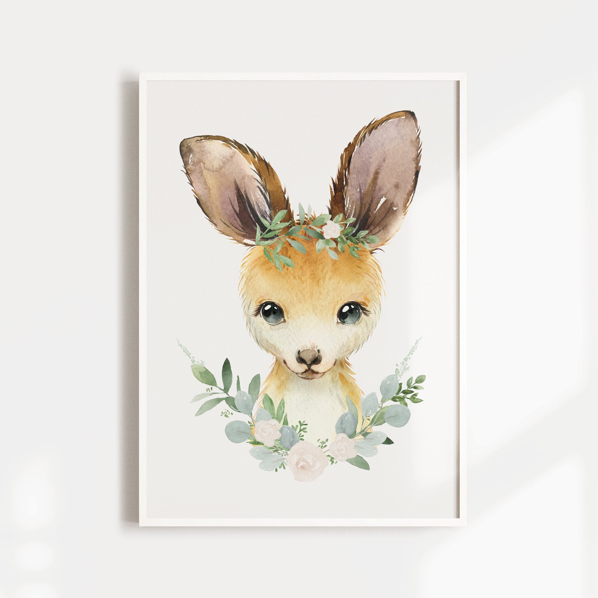 Floral Wombat, Koala & Kangaroo Prints