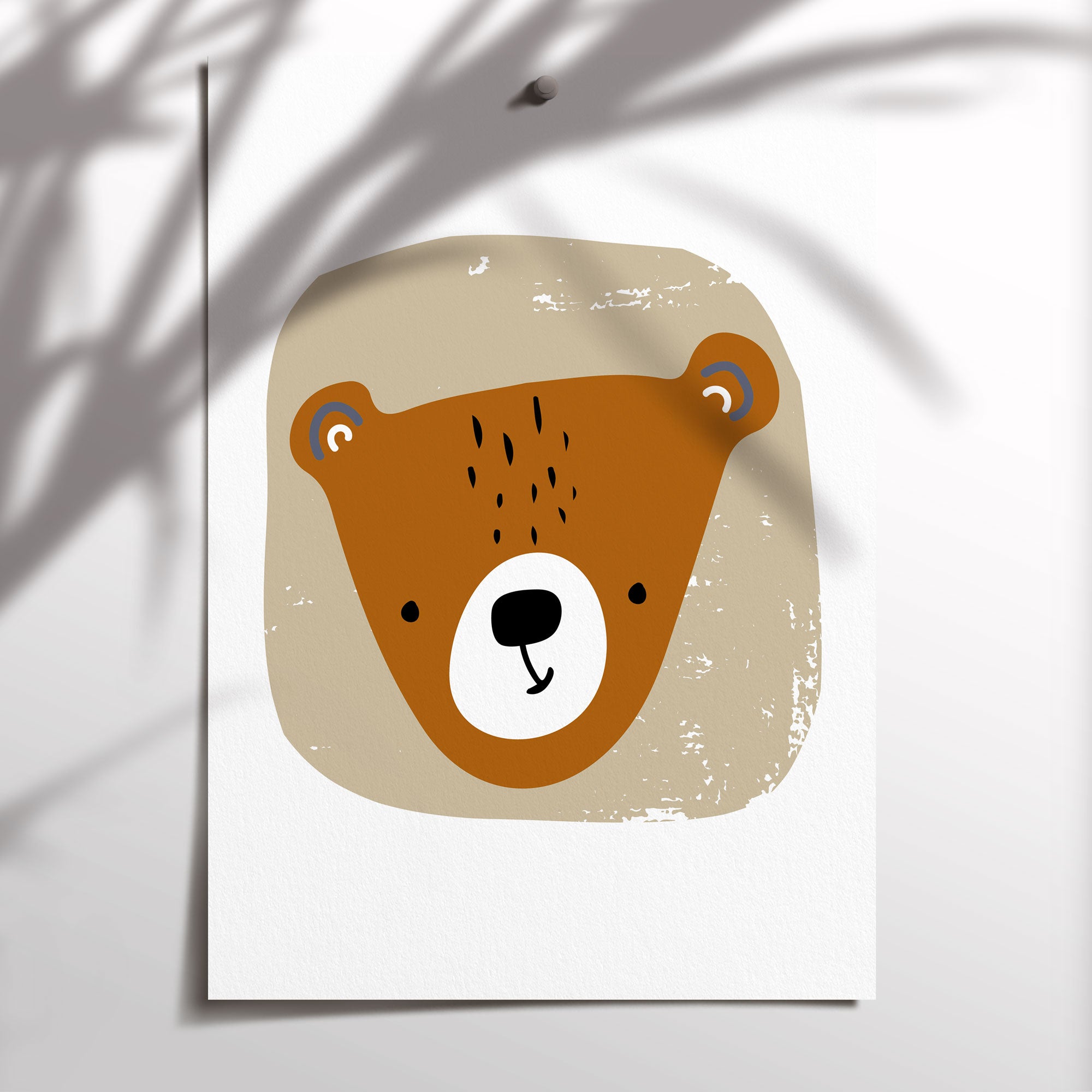 Woodland Bear Print