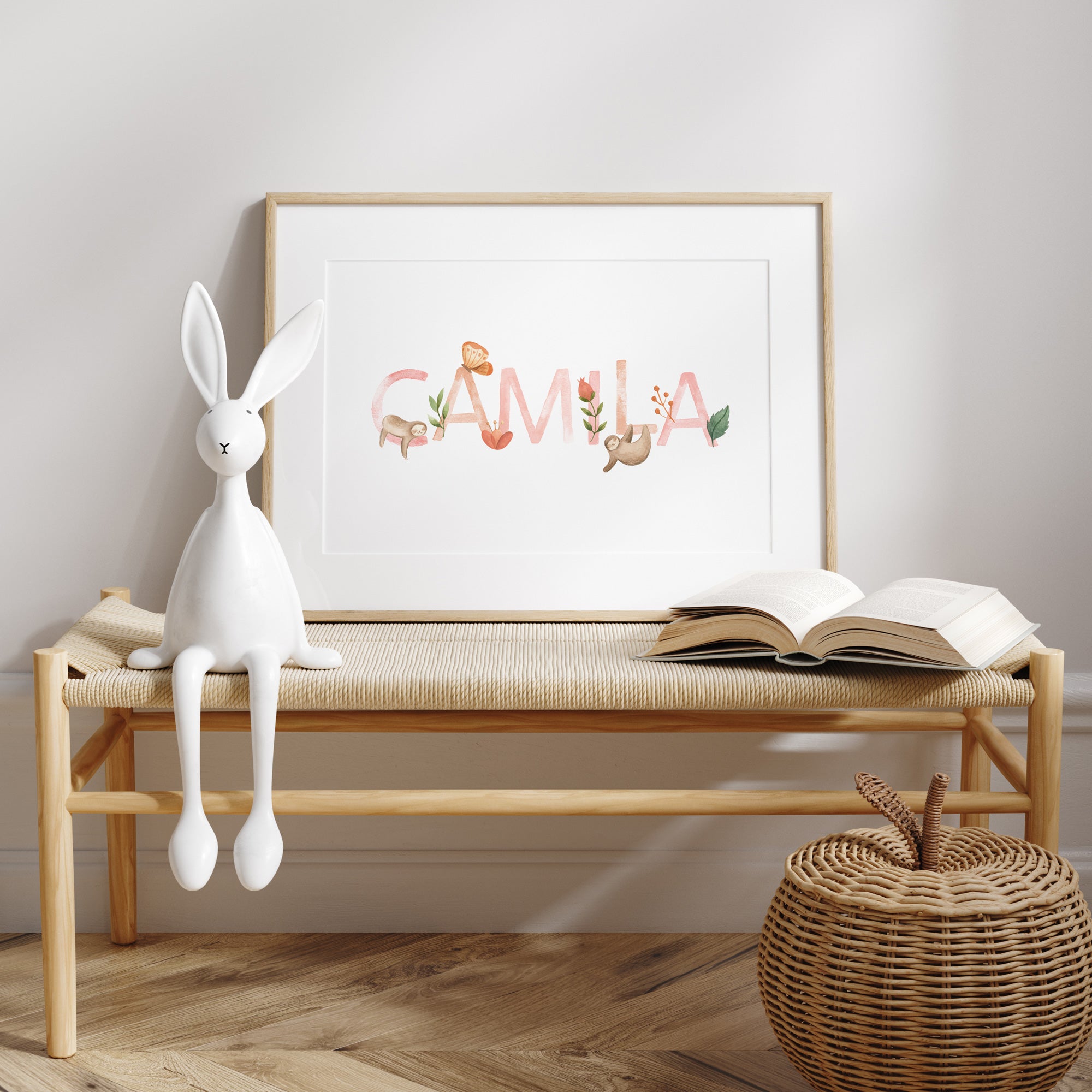 Sloth Name Print