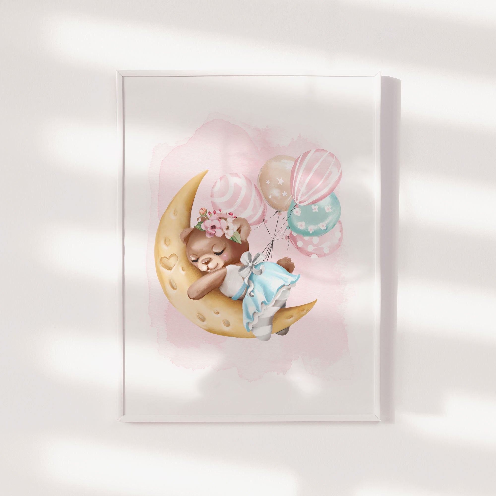 Sleeping Ballerina Bear Print