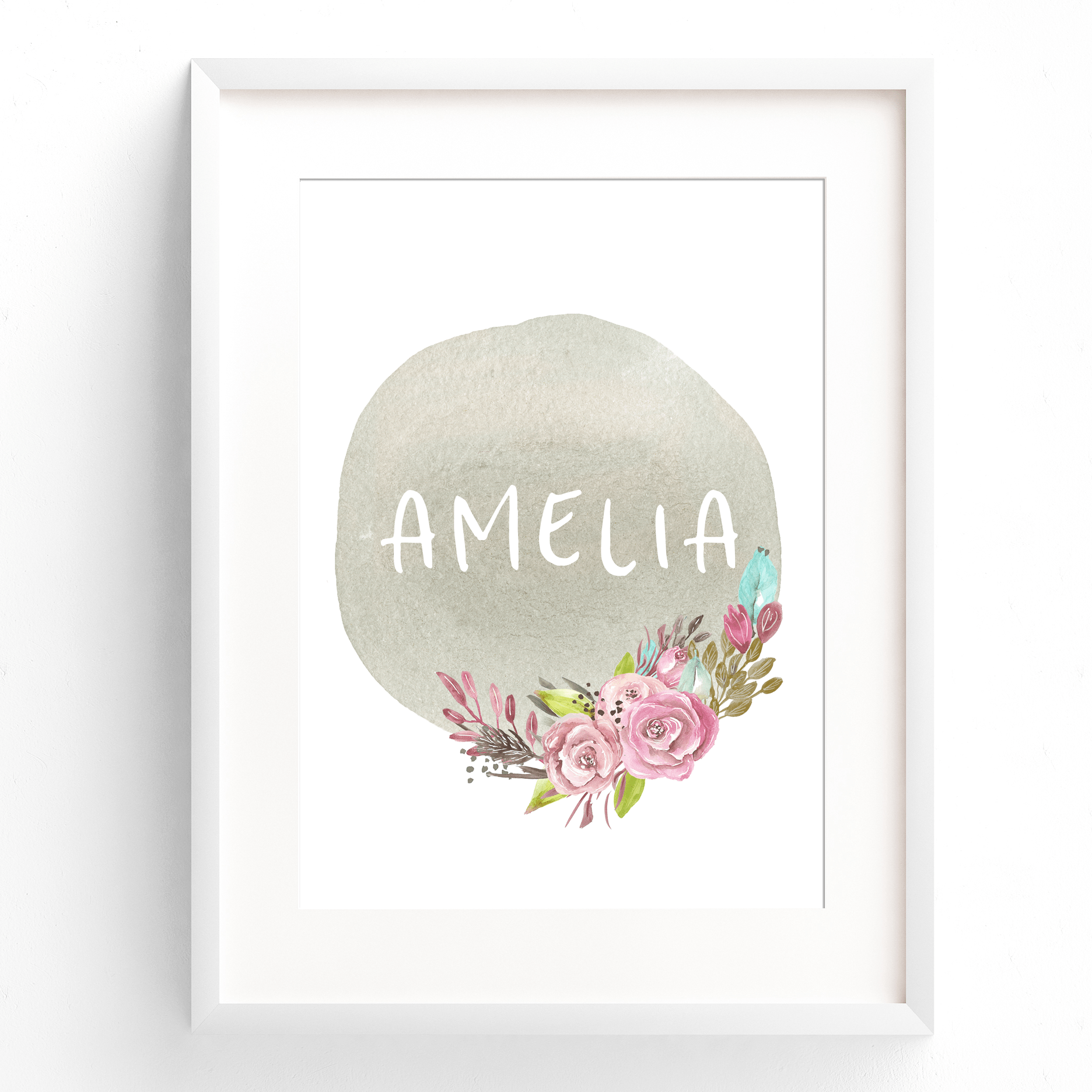 Pink Arrows, Teepee & Name Prints